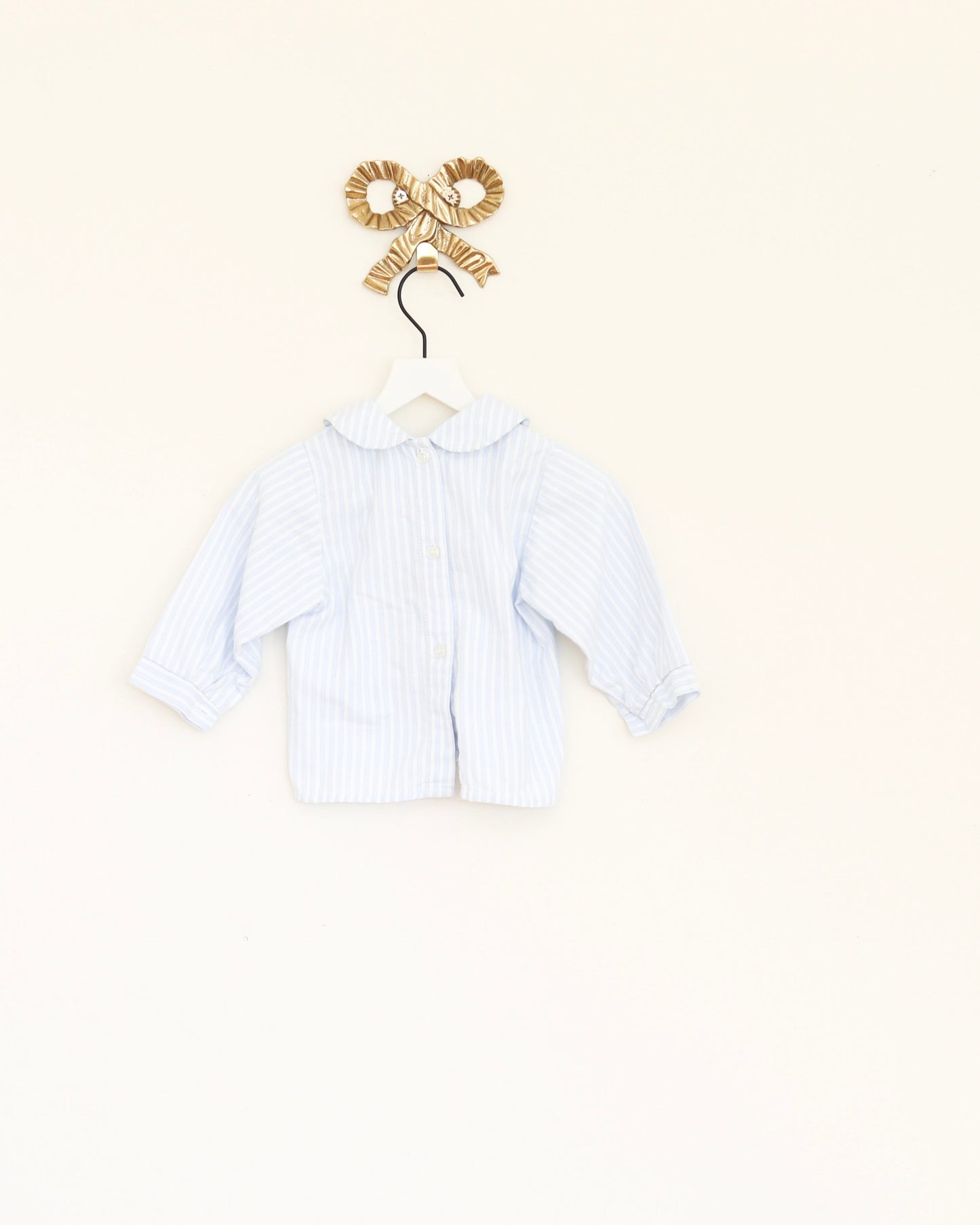 bonchic peter pan shirt / 6-12 months