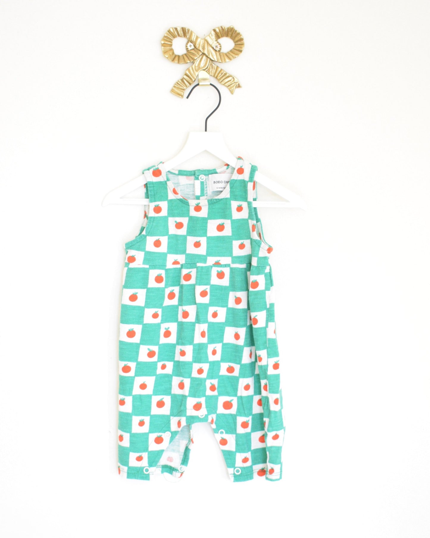 bobo choses tomato Romper / 6-12 months