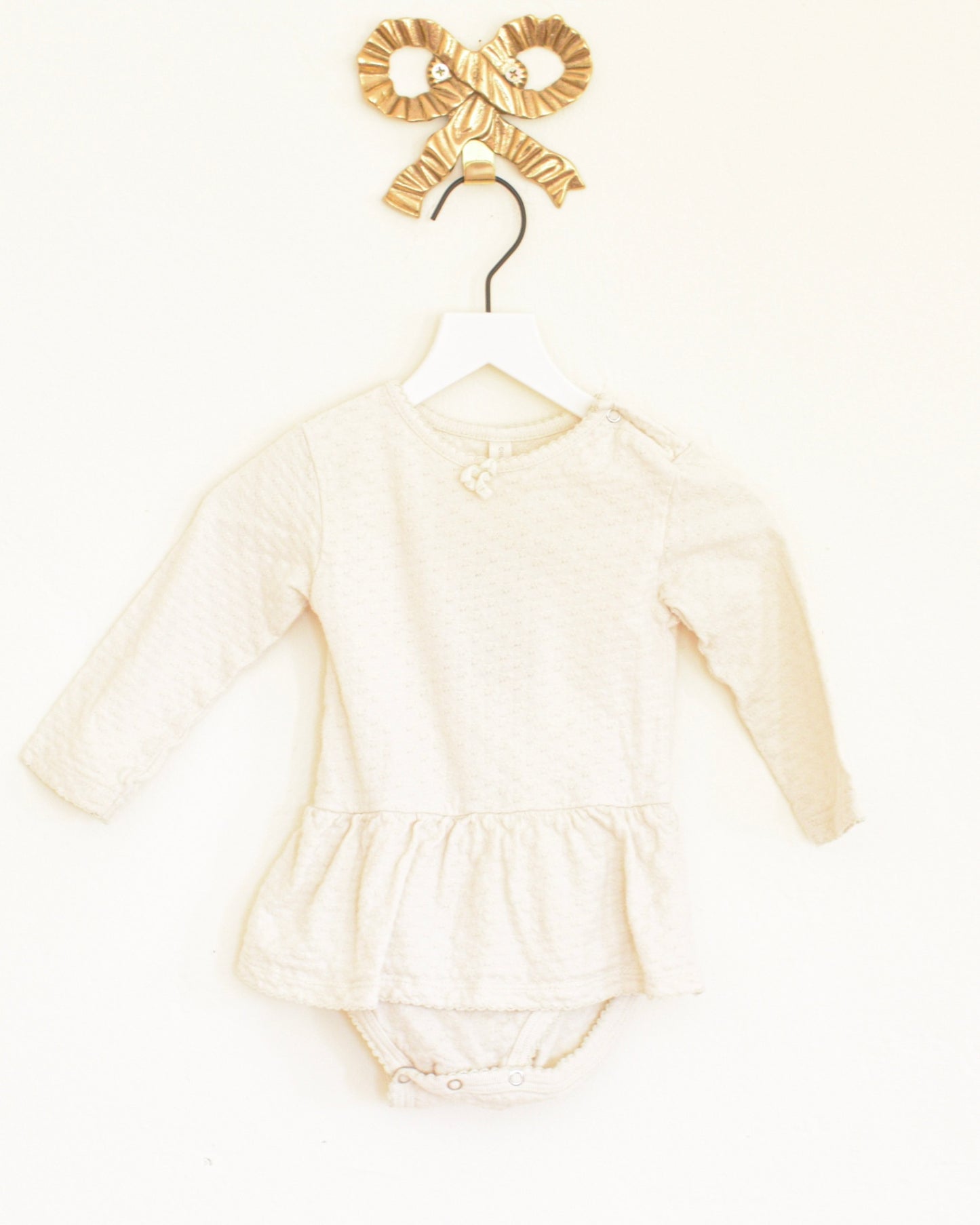 Quincy Mae Baby Dress 6-12 months Cream