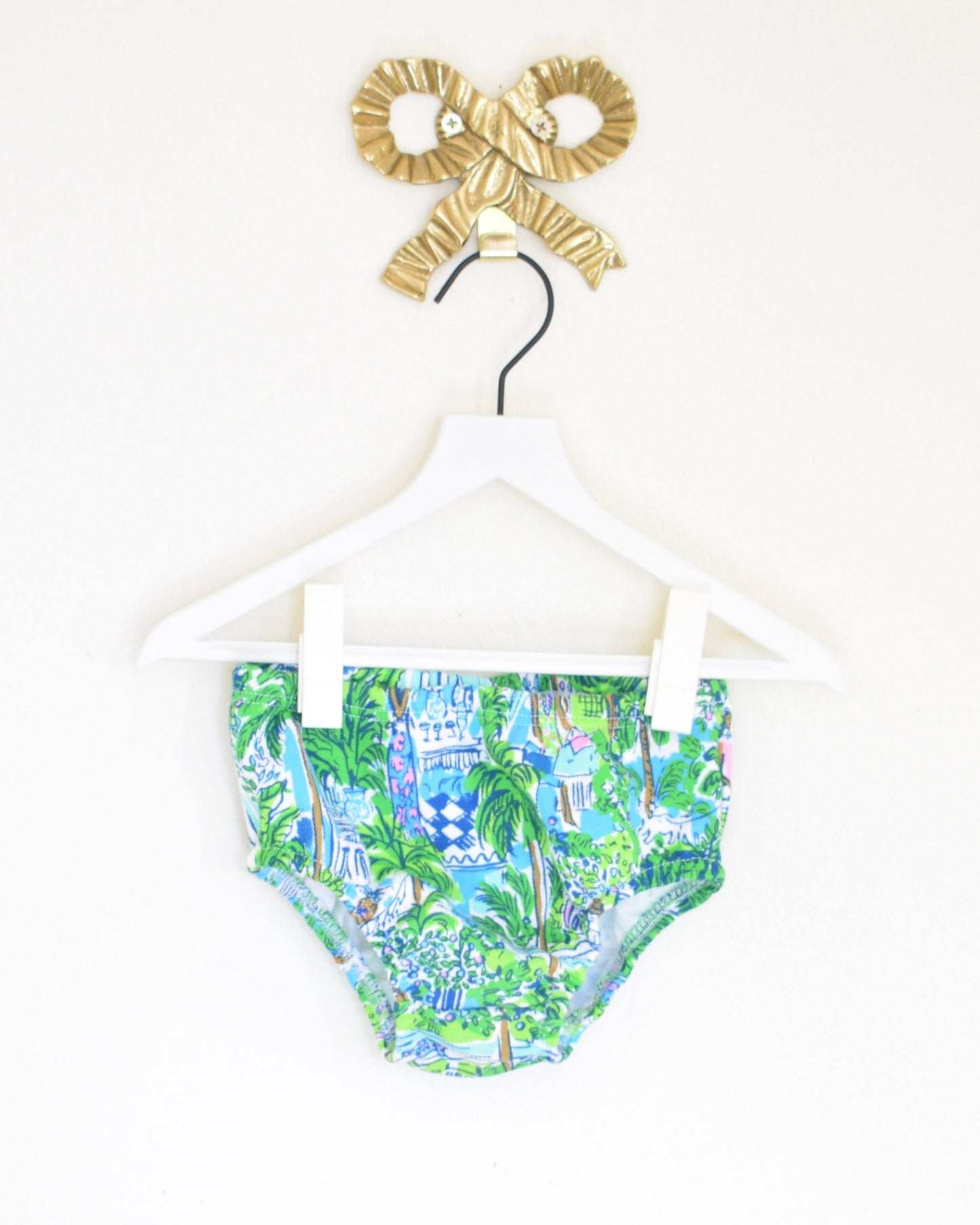 Lilly Pulitzer 2 Piece Set / 18-24 months Multicolored (predominantly green, blue, pink, and white)