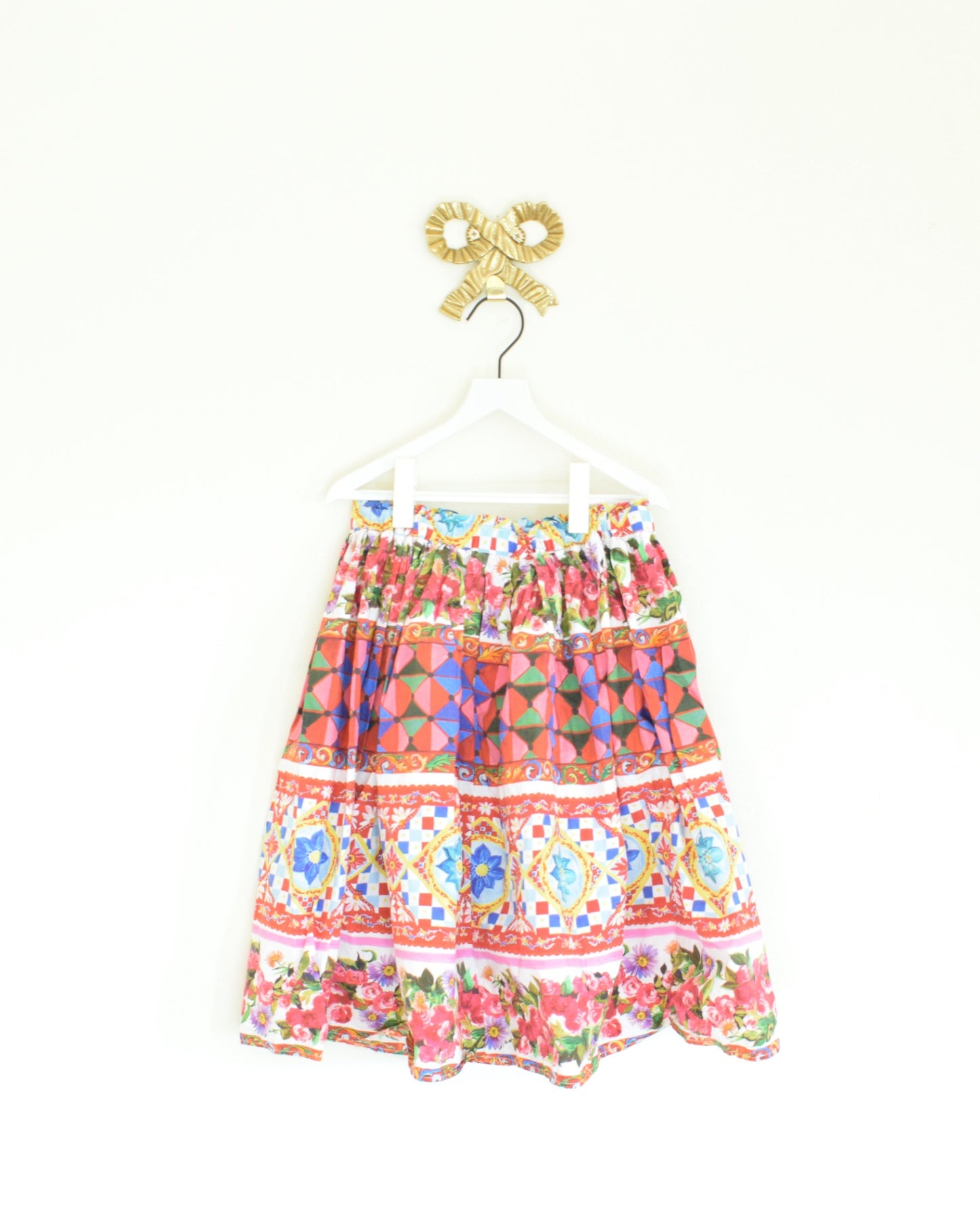 Carnival Tapestry Cotton Skirt / S