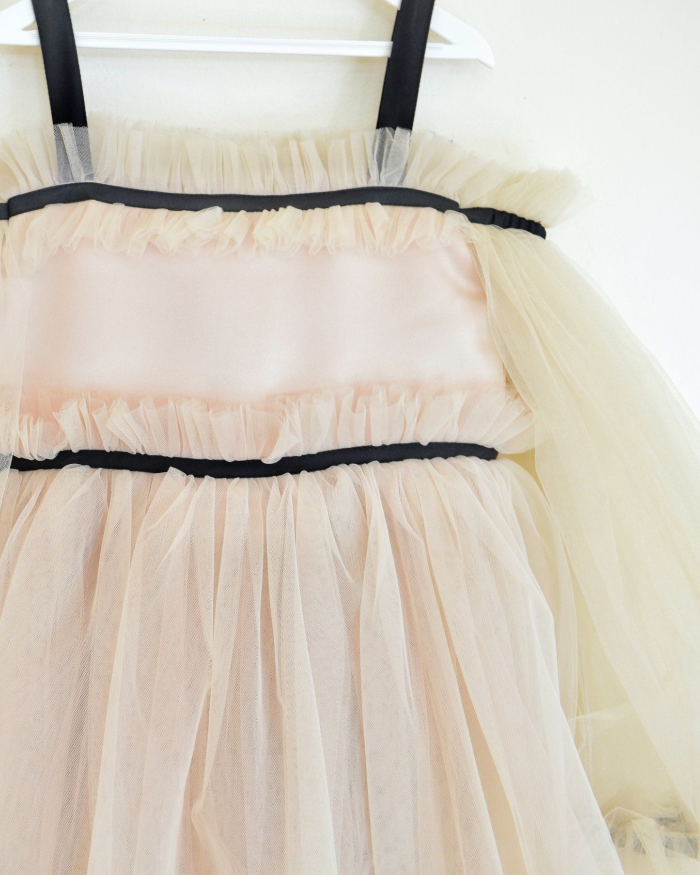 Petit Maison Kids Coco-Ivory Tulle Dress / 8