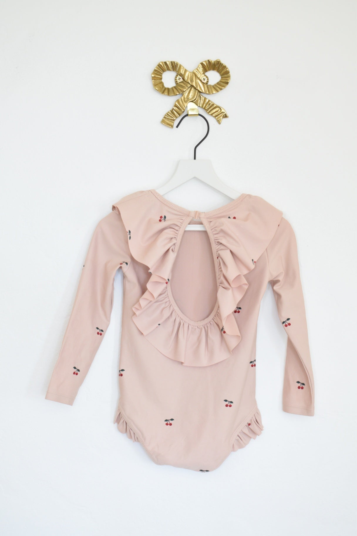 Konges Slojd Cherry Ruffle Swimsuit / 2T