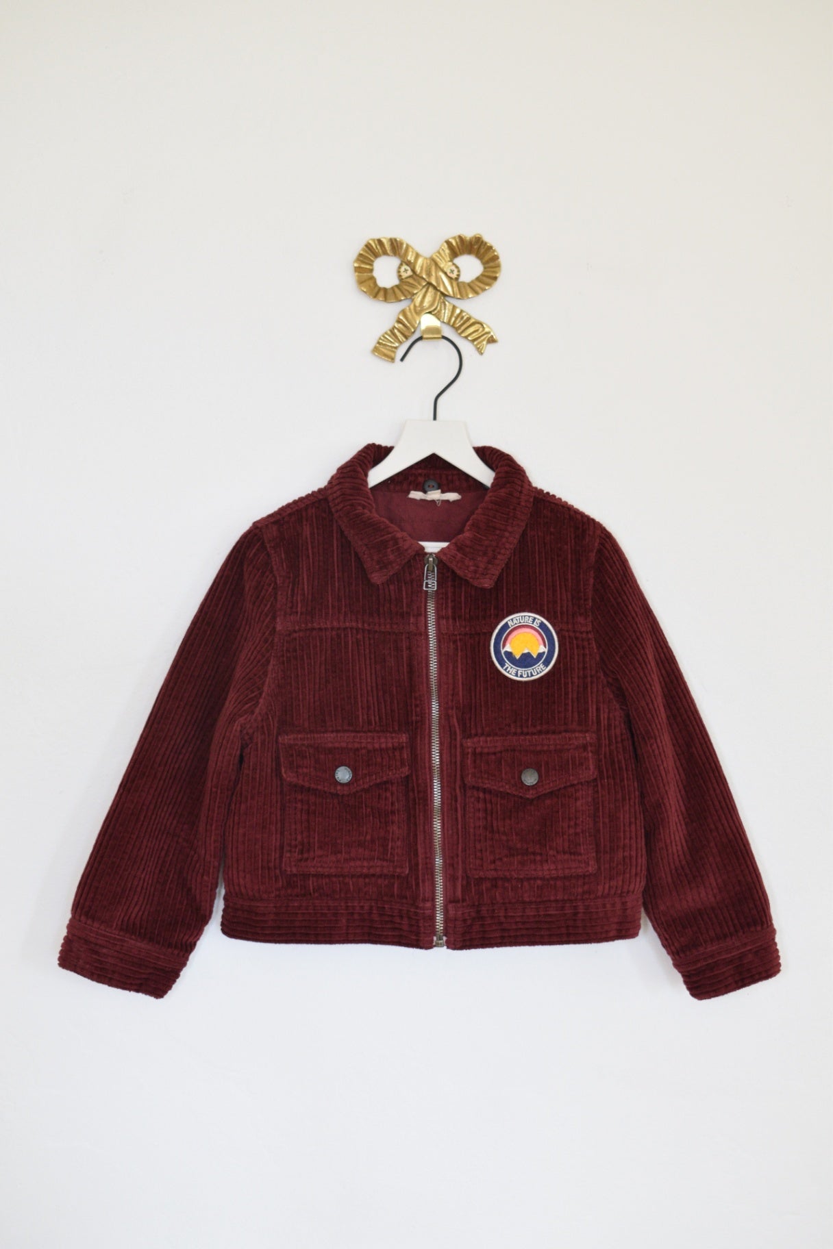 Hundred Pieces Maroon Corduroy Coat / 4