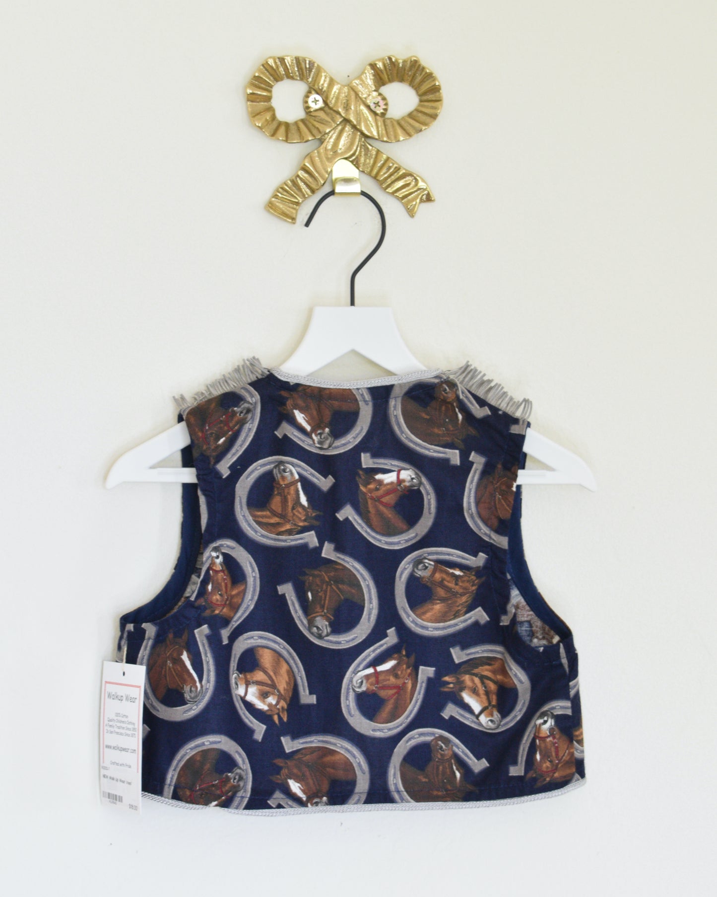 NWTs Walkup Wear Horseshoe Vest / 12months