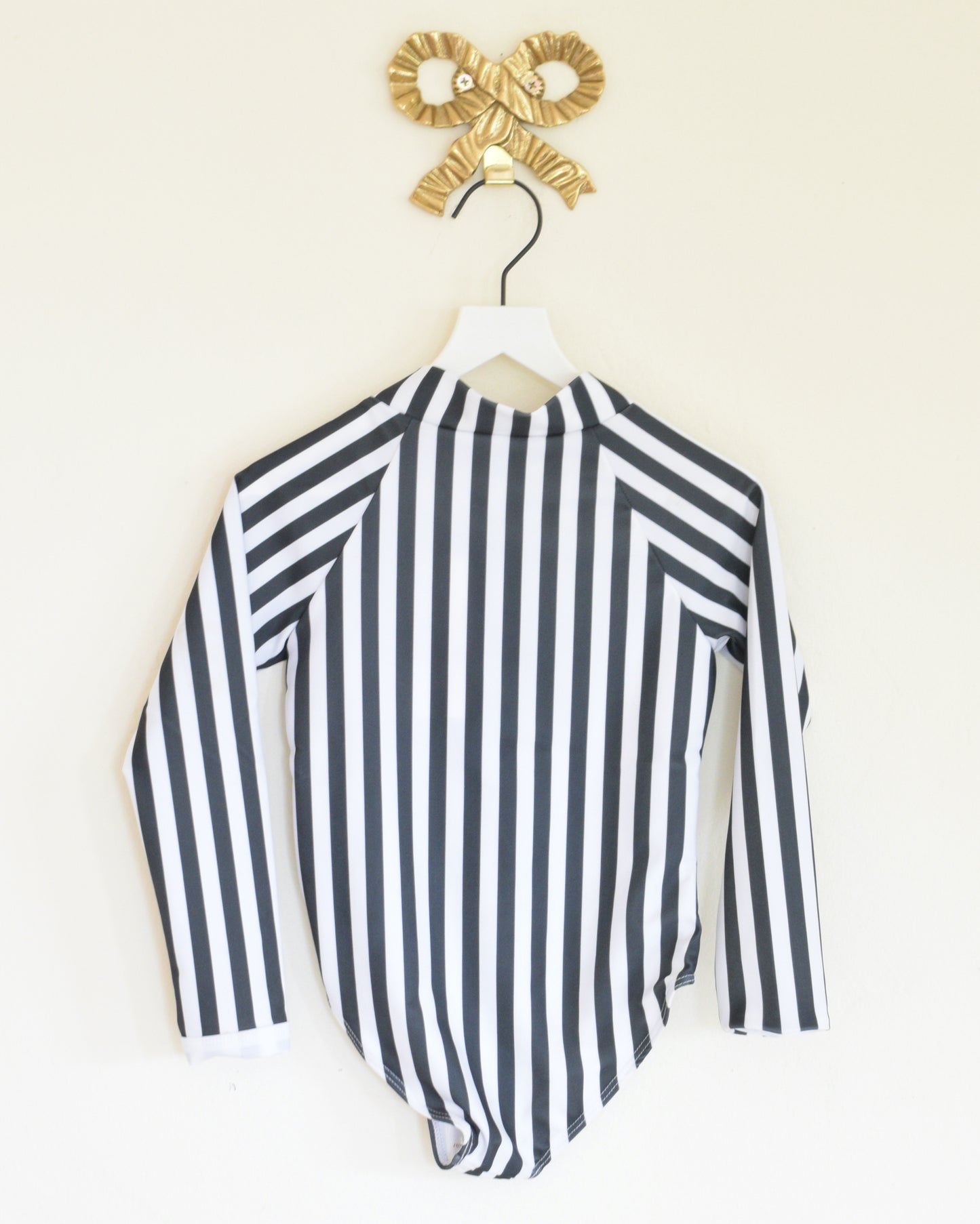 Juillet Juillet Black and White Stripe Swimsuit / 3-4 Years