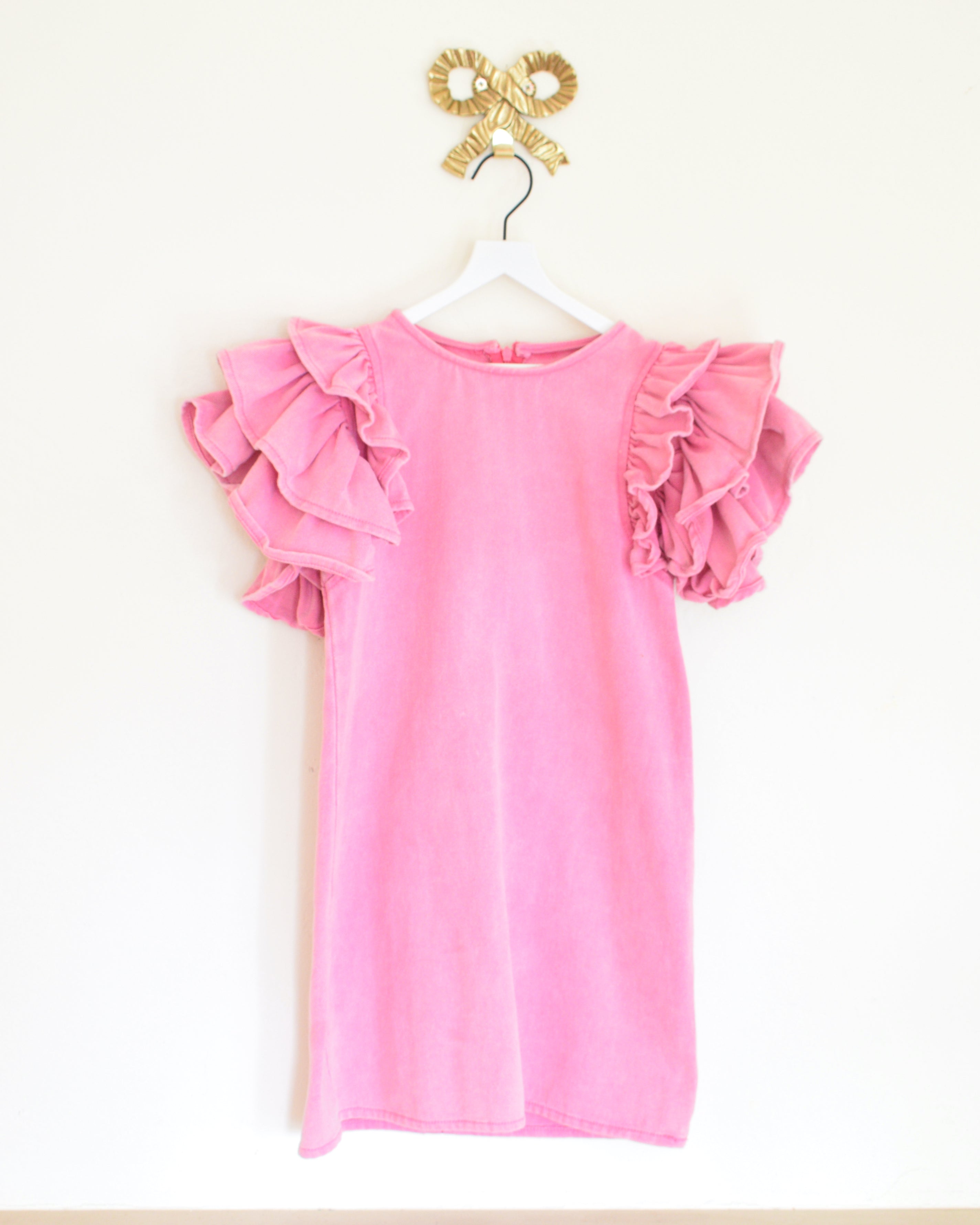 Lola & the Boys Pink Denim Dress / 8 – small talk city
