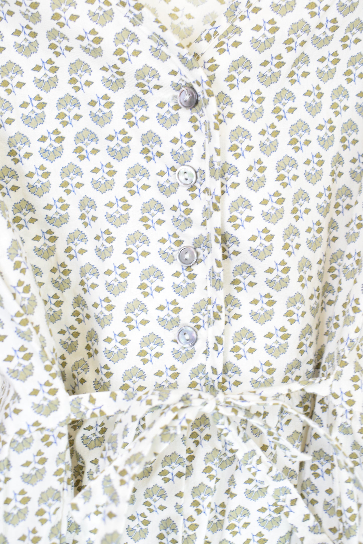 Louisiella Green Floral Playsuit / 3T