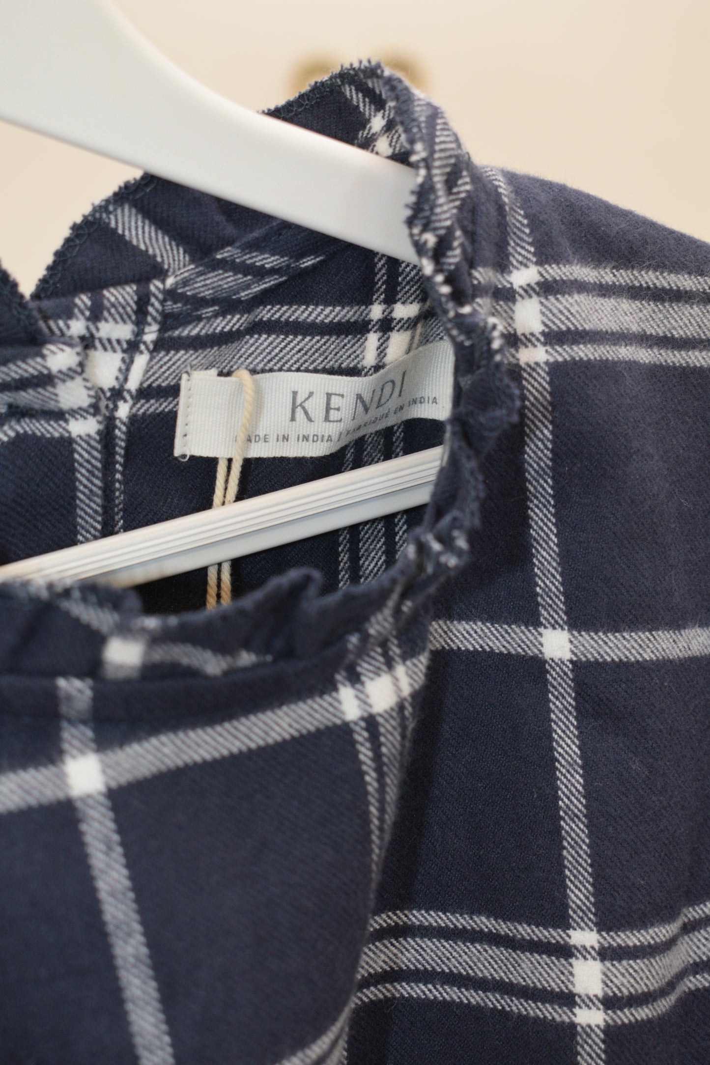 NWTs Kendi (by Colored Organics) Plaid Dress / 6