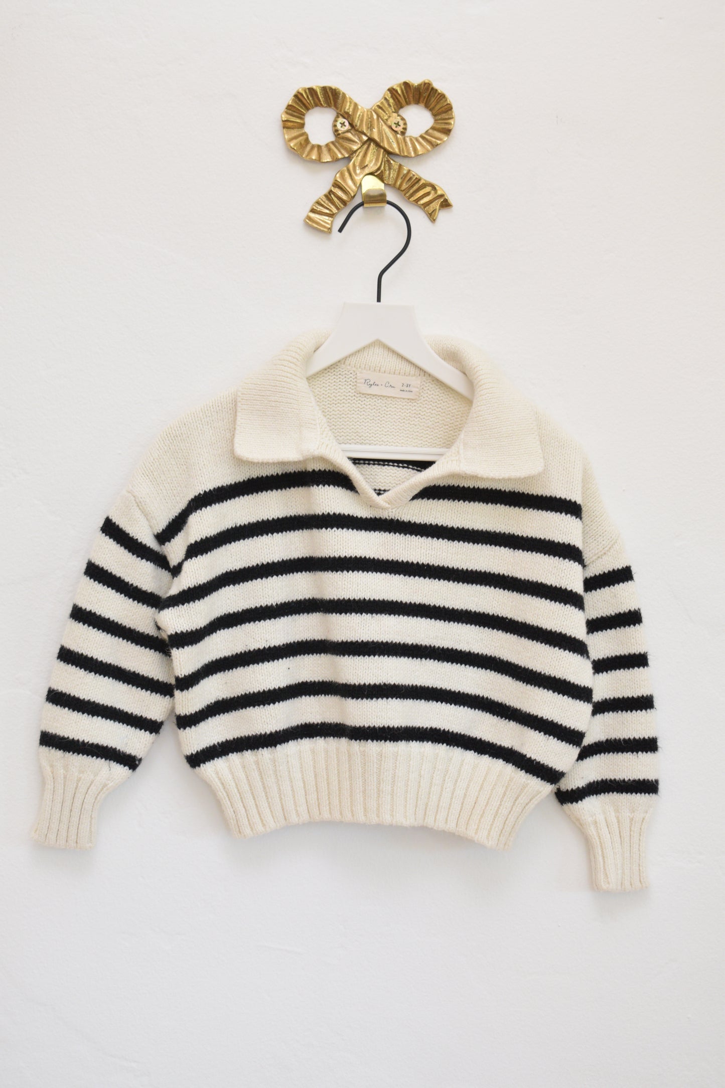 Rylee + Cru Striped Sweater / 4-5