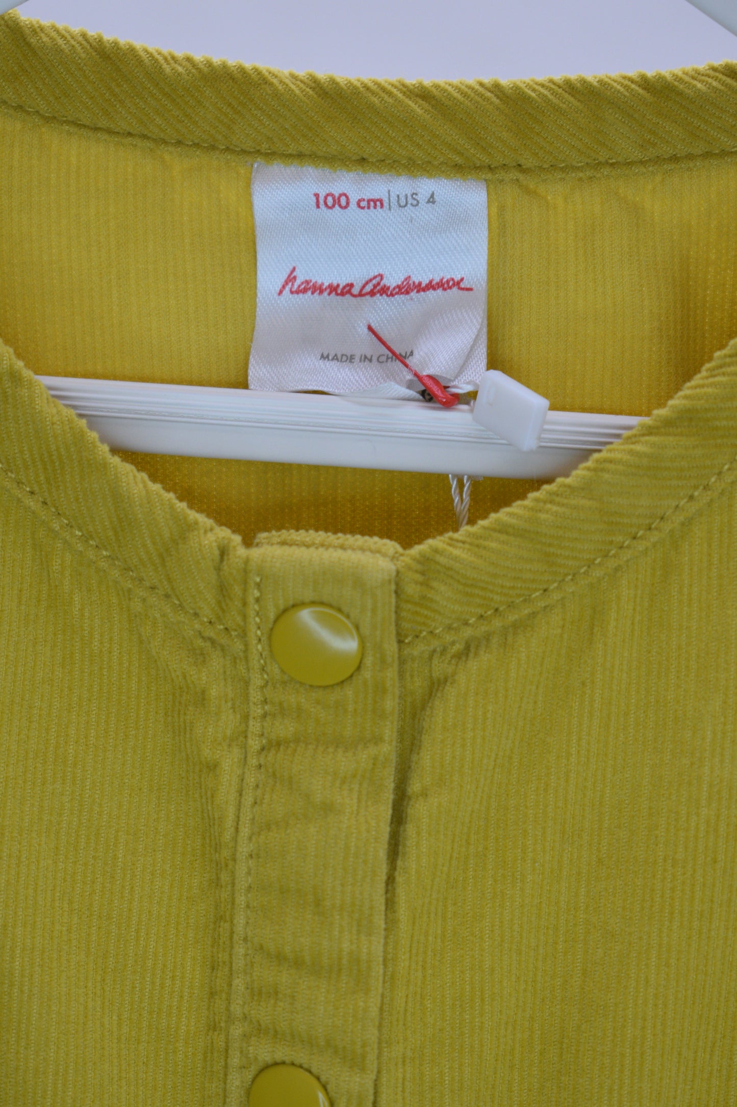 Hanna Andersson Corduroy Ruffle Dress / 4 (100 cm)