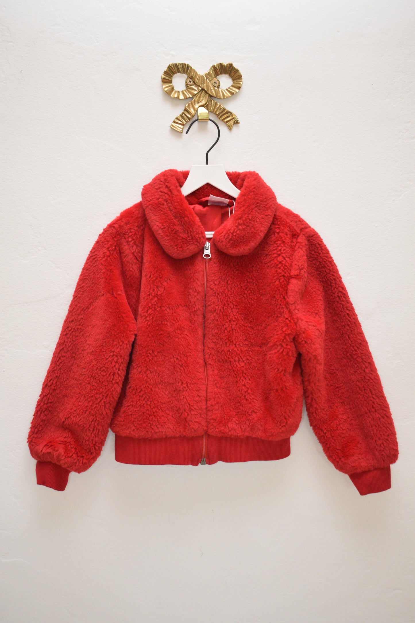 Hanna Andersson Red Faux-Fur Coat / 5