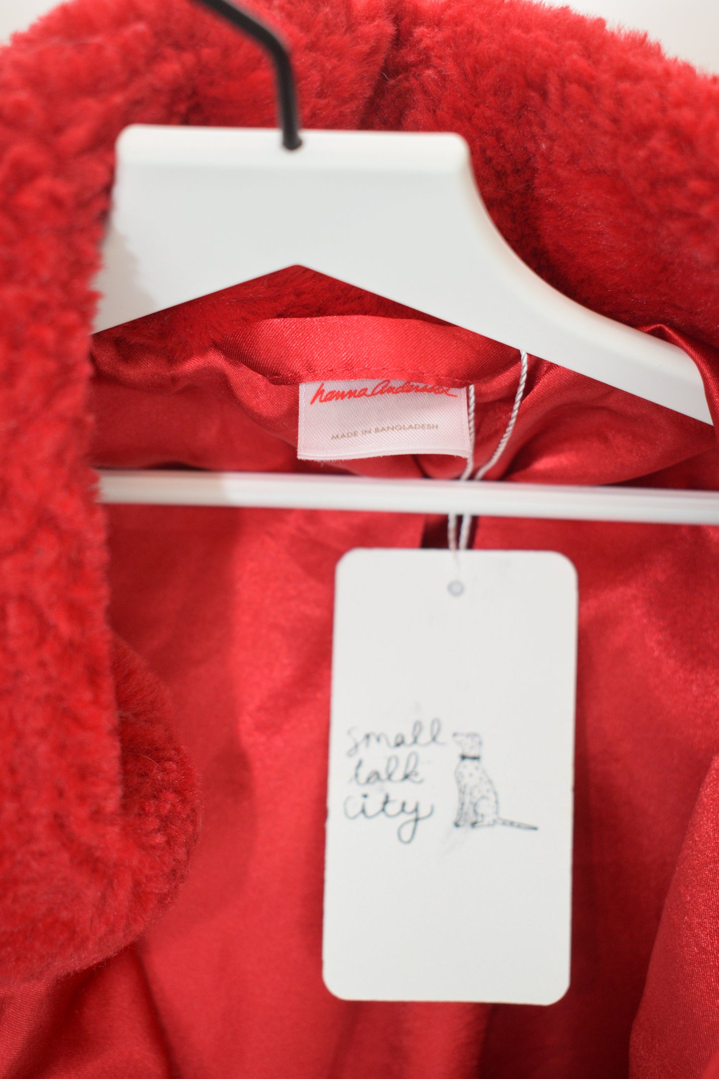 Hanna Andersson Red Faux-Fur Coat / 5