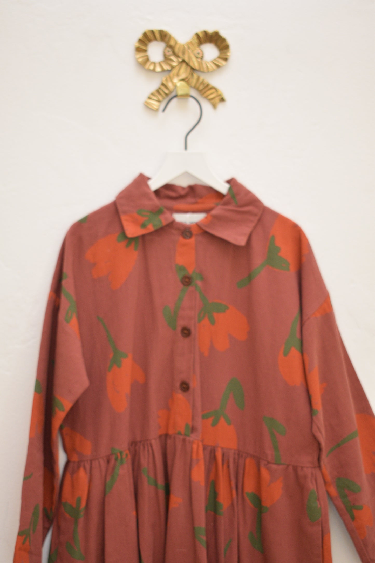 Bobo Choses Flowers Shirt Dress / 8–9Y — SS22 “I’m a Poet” (2022)