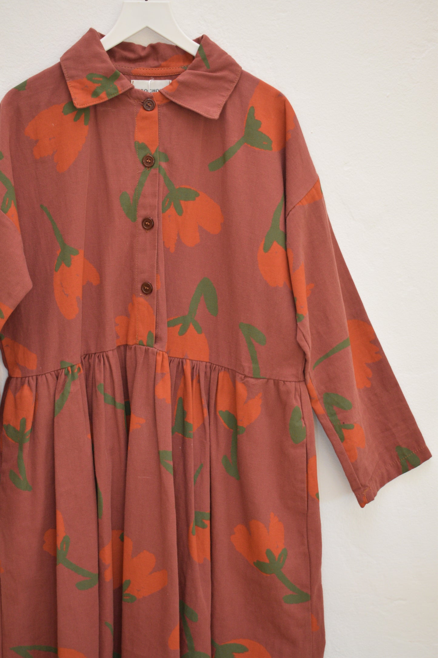 Bobo Choses Flowers Shirt Dress / 8–9Y — SS22 “I’m a Poet” (2022)