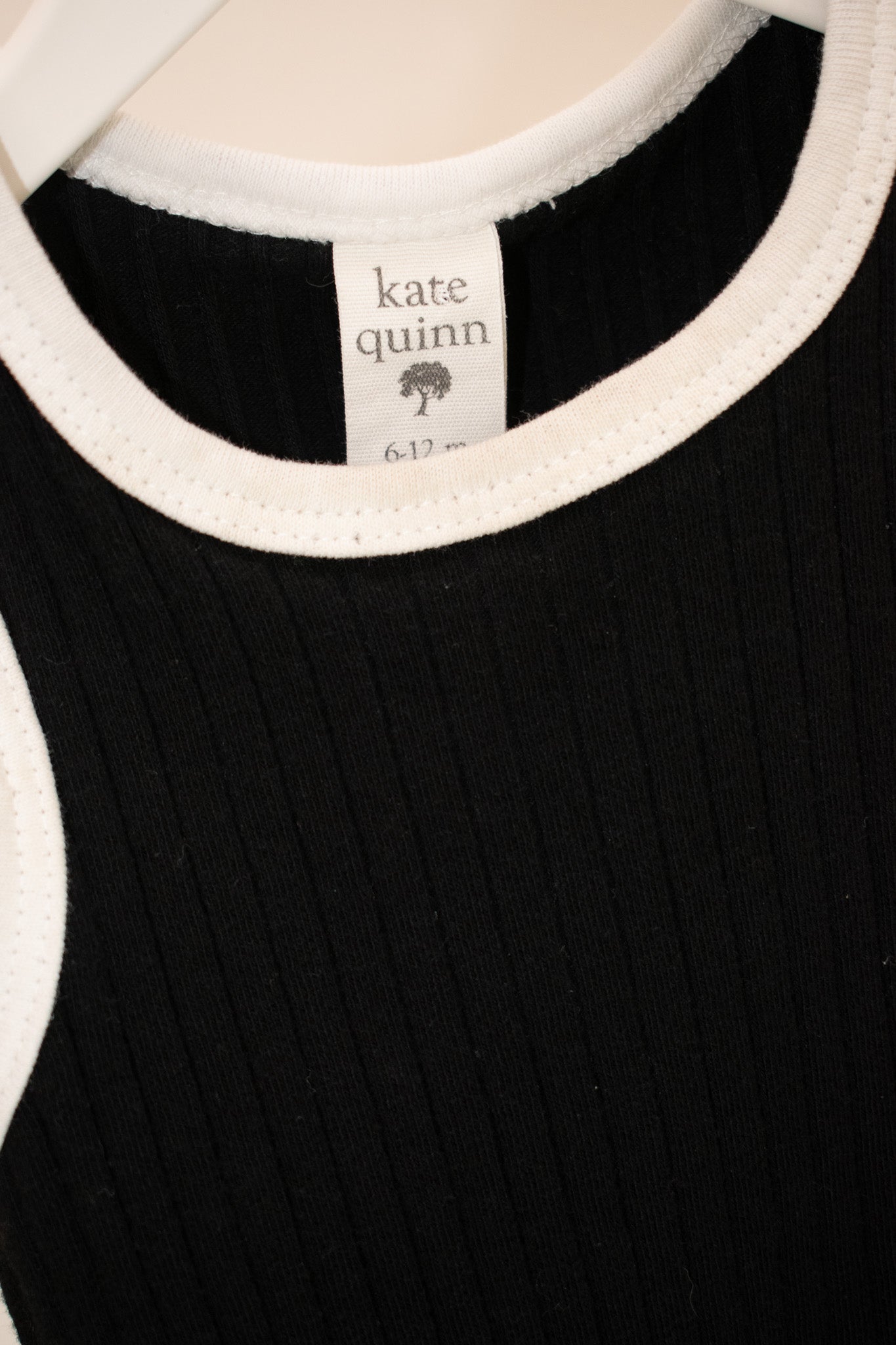 Kate Quinn Organics Black Tank Top / 6-12 months