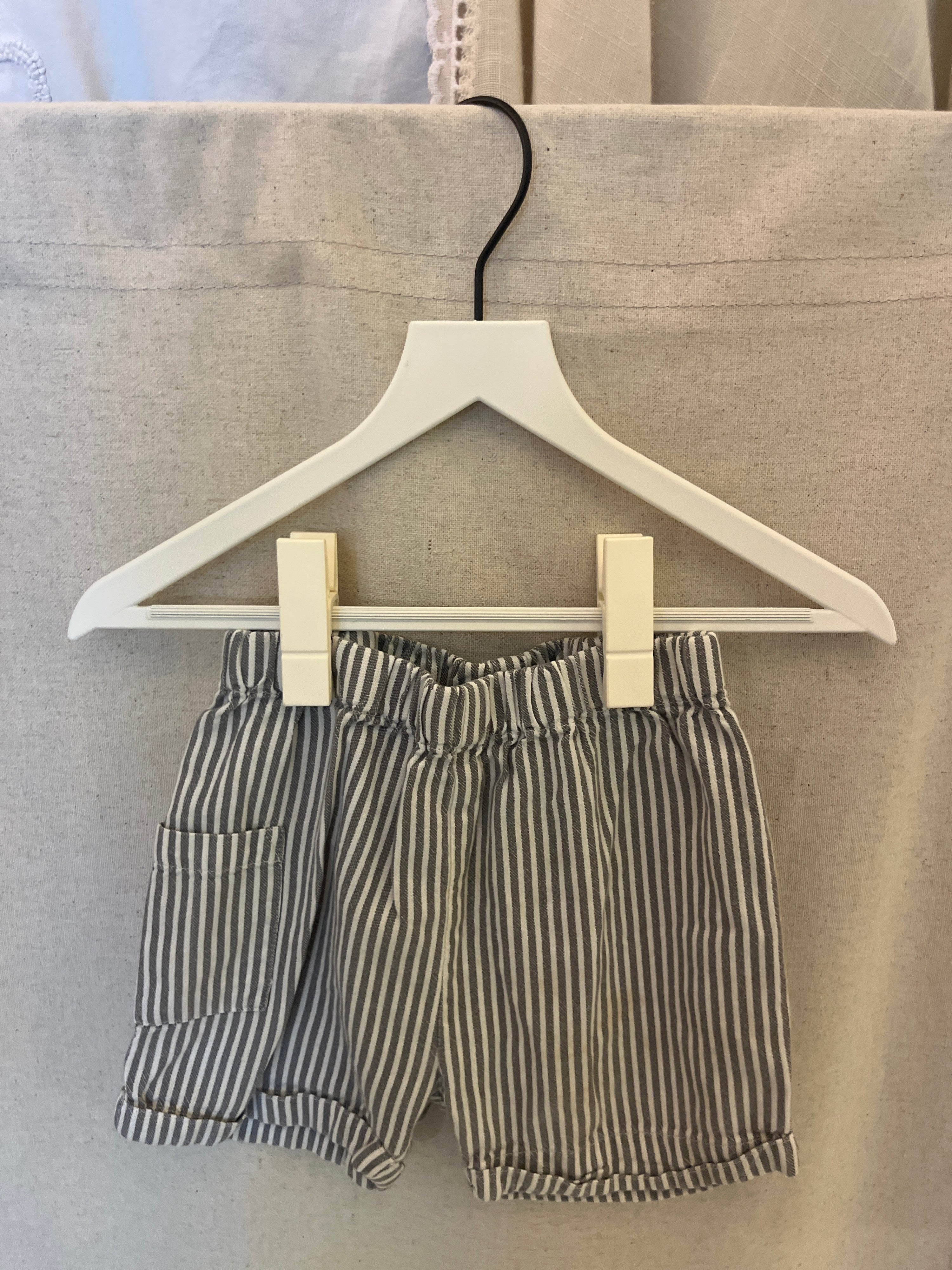 Serendipity Striped Shorts / 18 months
