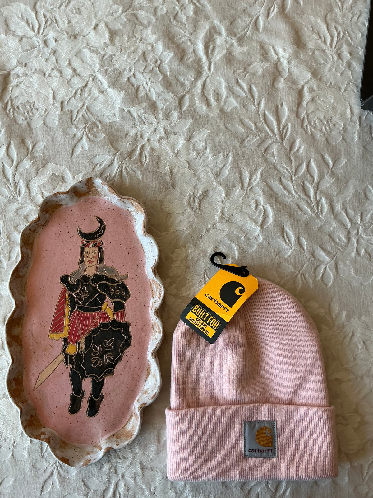 NWT Carhartt Rose Quartz Knit Beanie