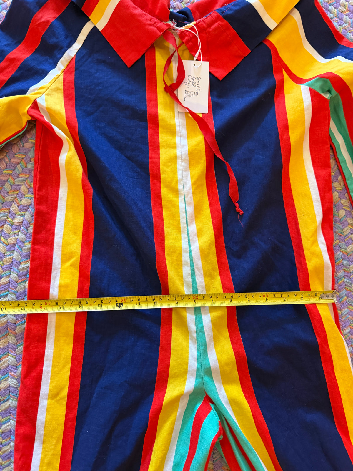Kids Handmade Vintage Clown Costume / M