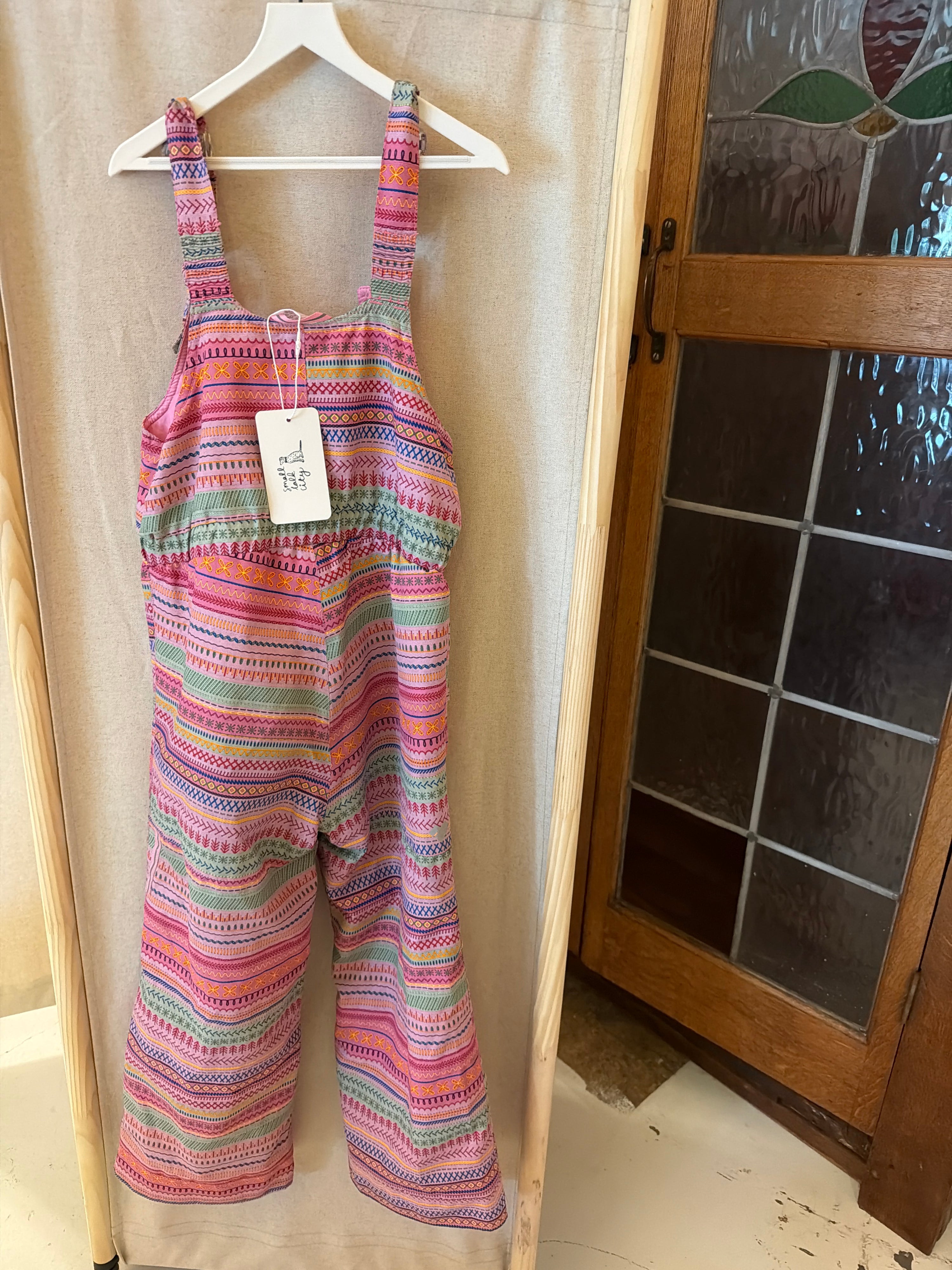 Obermeyer Pink Digital Embroidery Snow Bib / 6