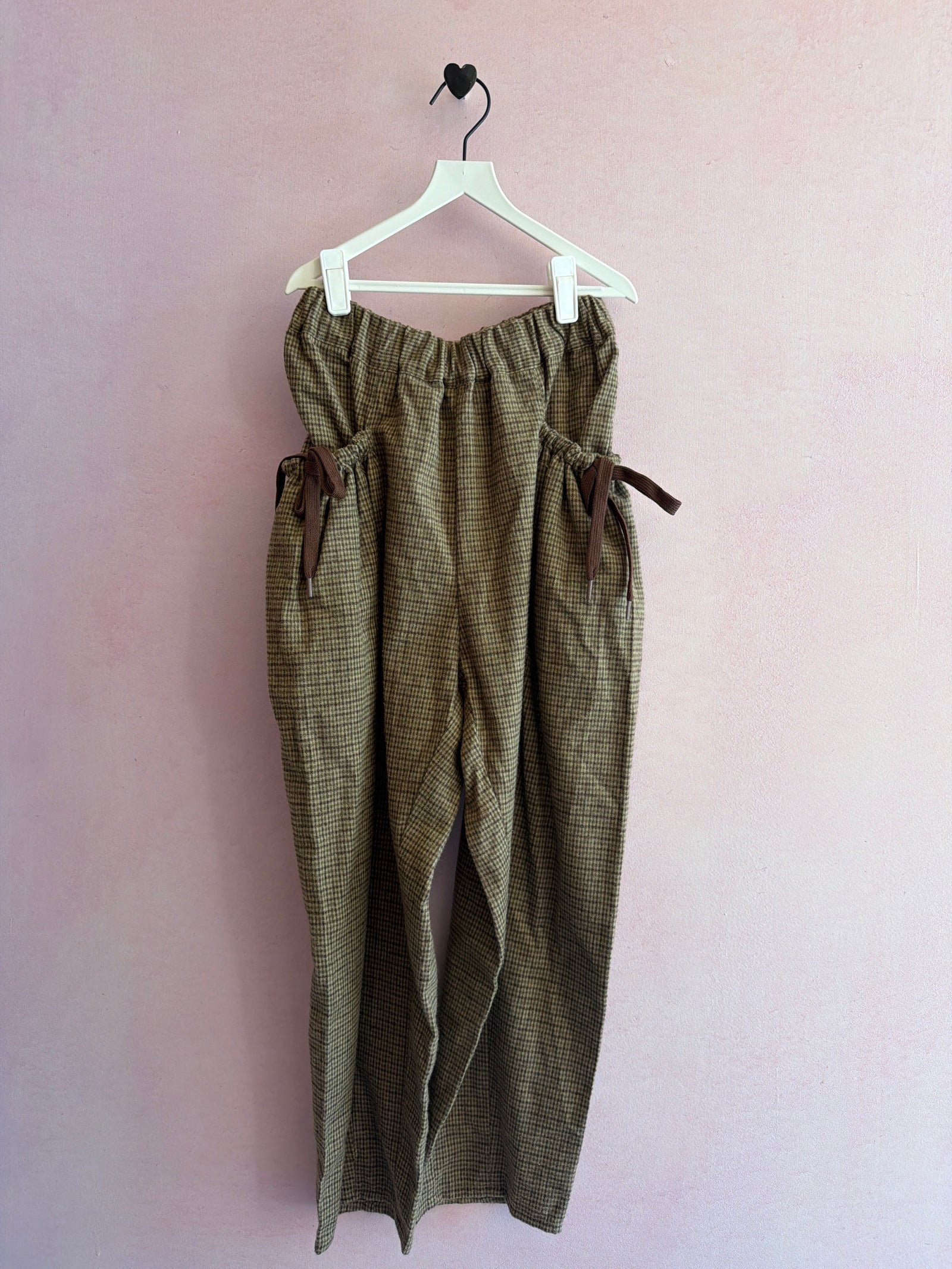 nunuforme Plaid Paper Bag Pants / 9-10