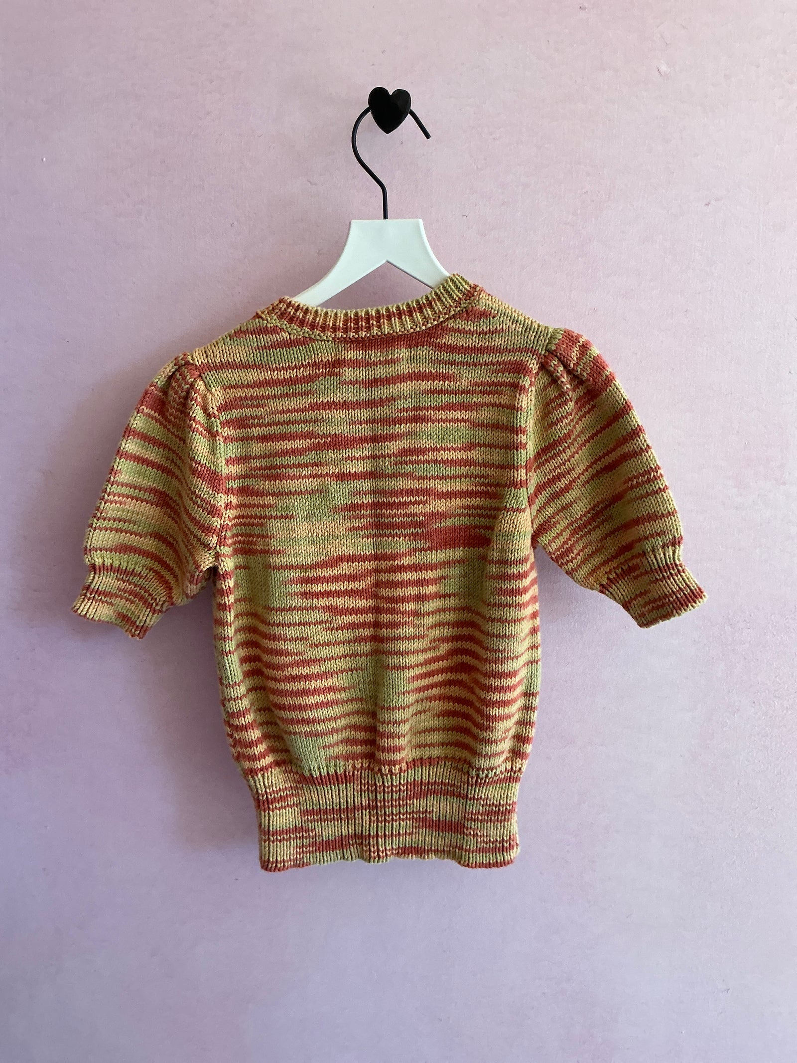 SU '21 Misha & Puff Garden Space Dye Cardigan Sweater / 5-6 yr