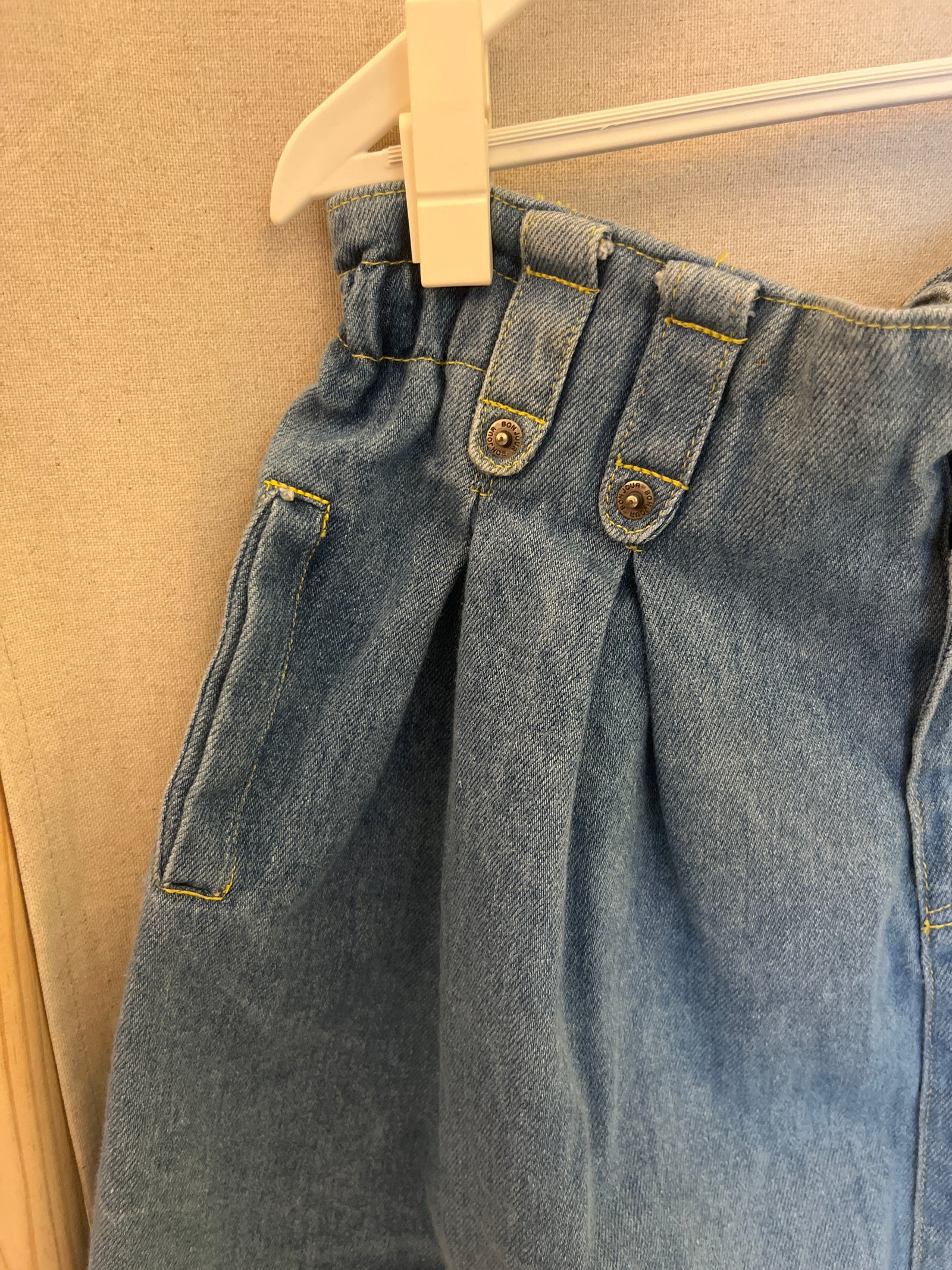 vintage french denim skirt / 6
