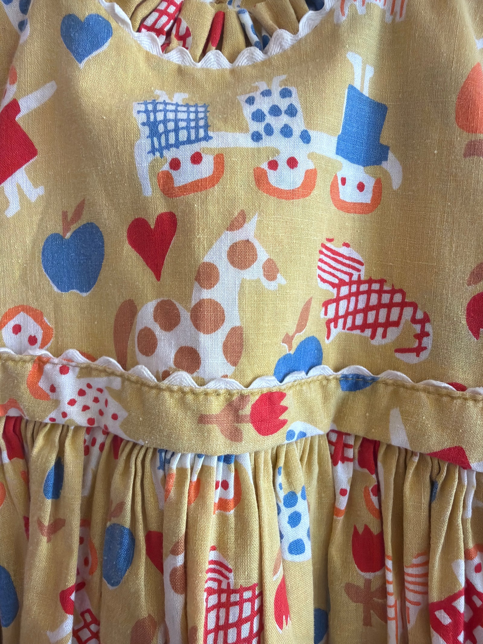 vintage Children Together Farm House Dress / 2T