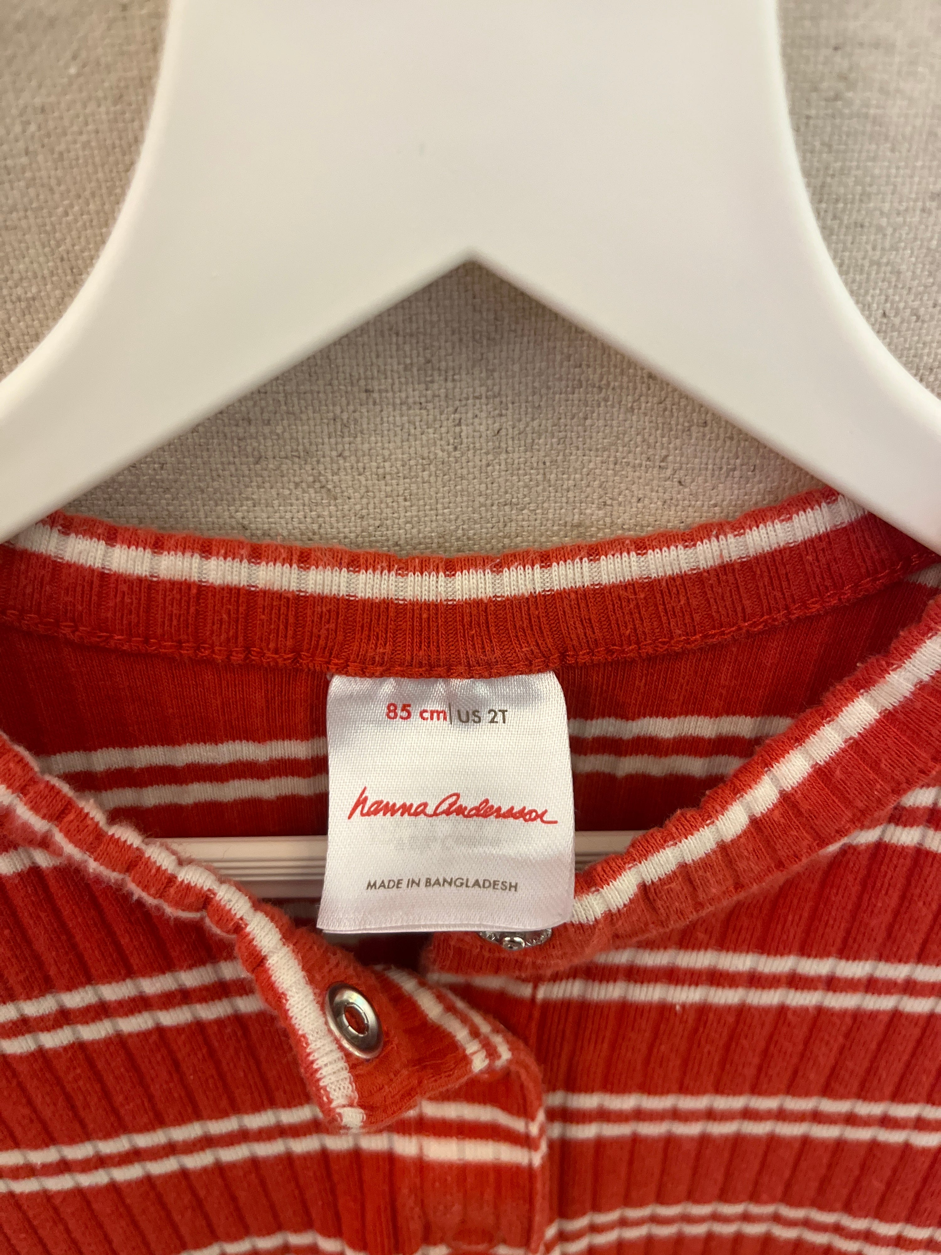 Hanna Andersson Red and White Dress / 2