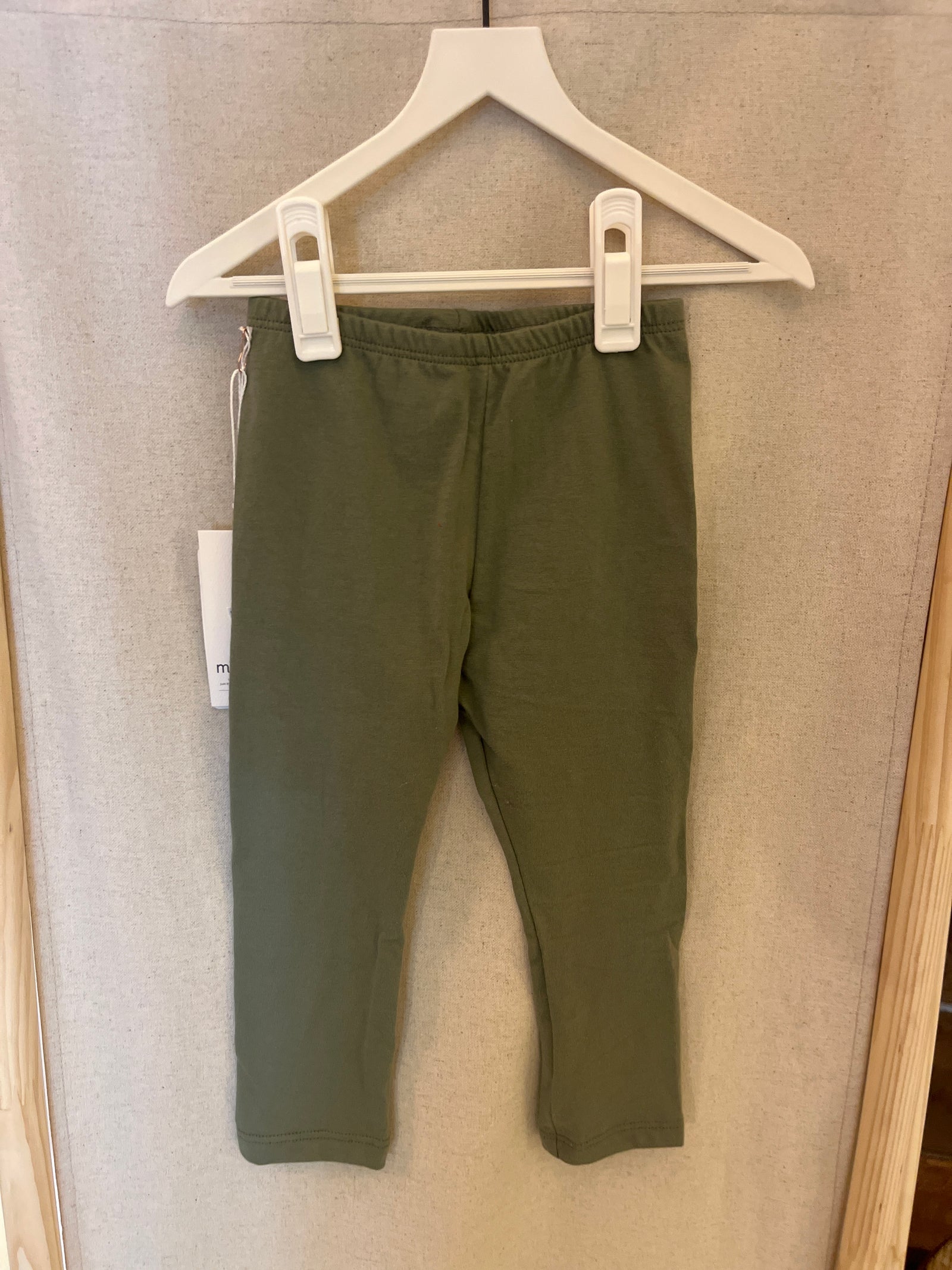 NWTs mini mioche Thyme Cloud Snug 100% organic cotton Leggings / 1-2 Years