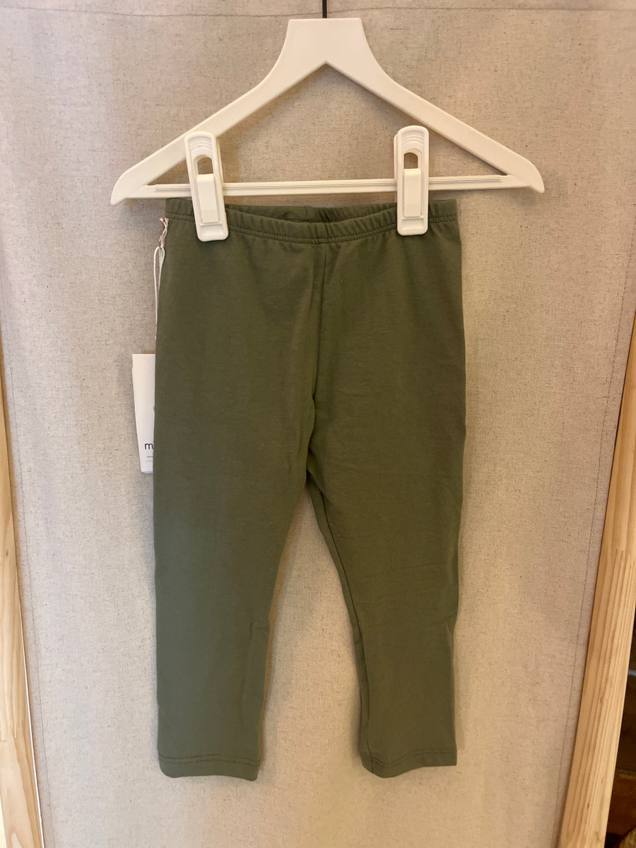 NWTs mini mioche Thyme Cloud Snug 100% organic cotton Leggings / 1-2 Years