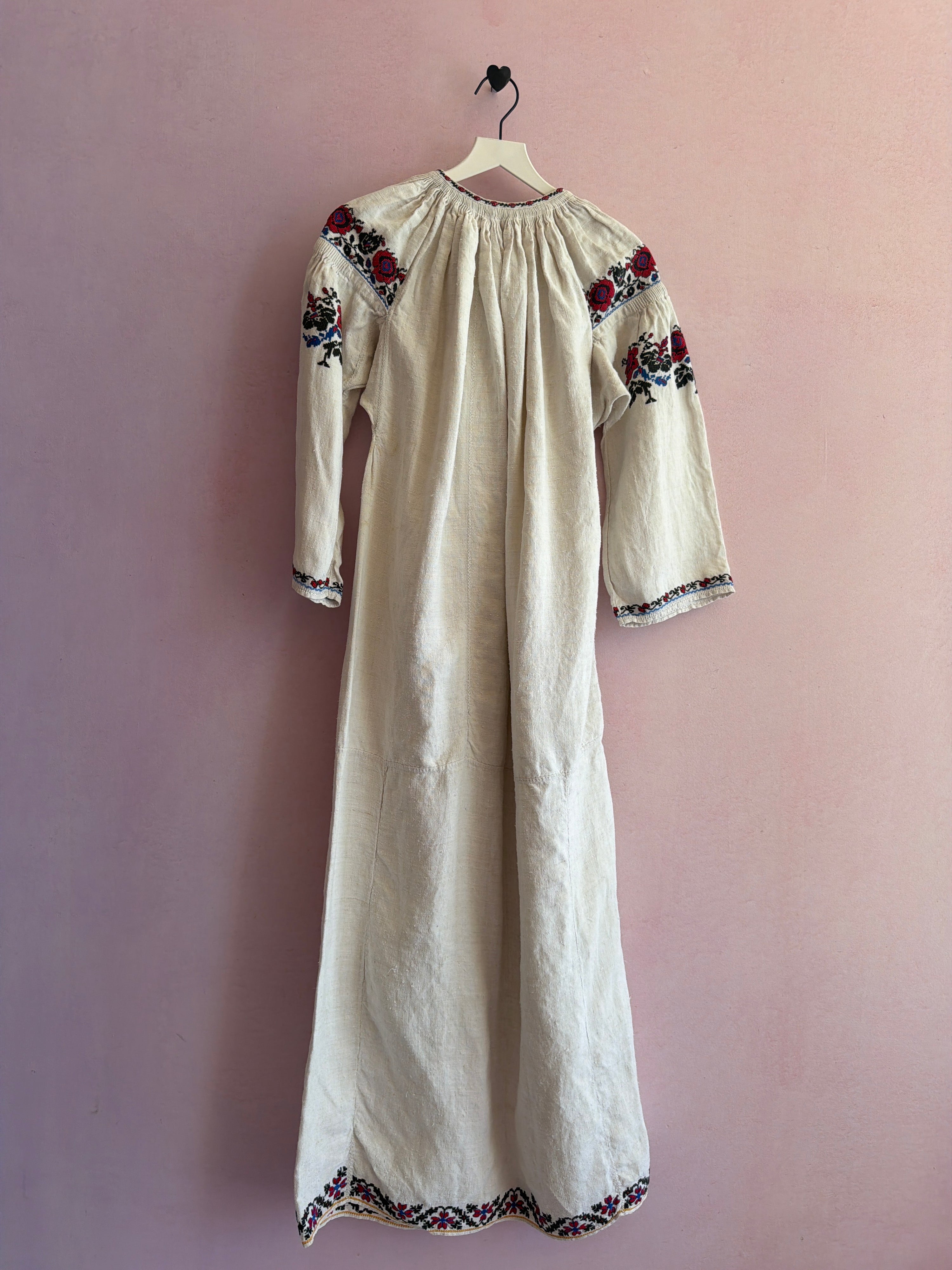 vintage Ukrainian Vyshyvanka Dress / Women's Small