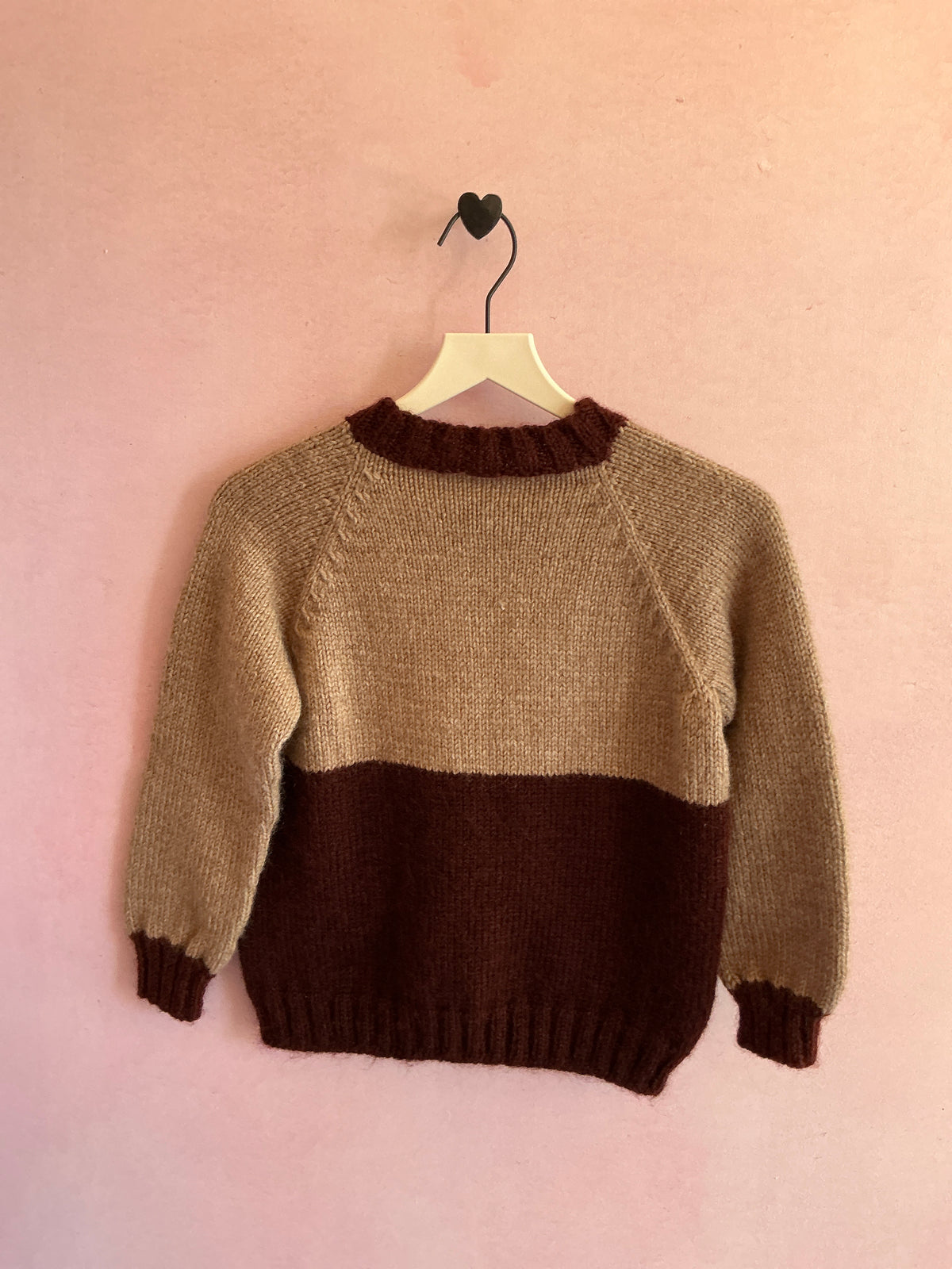 vintage wool cross stitch soccer sweater / 6