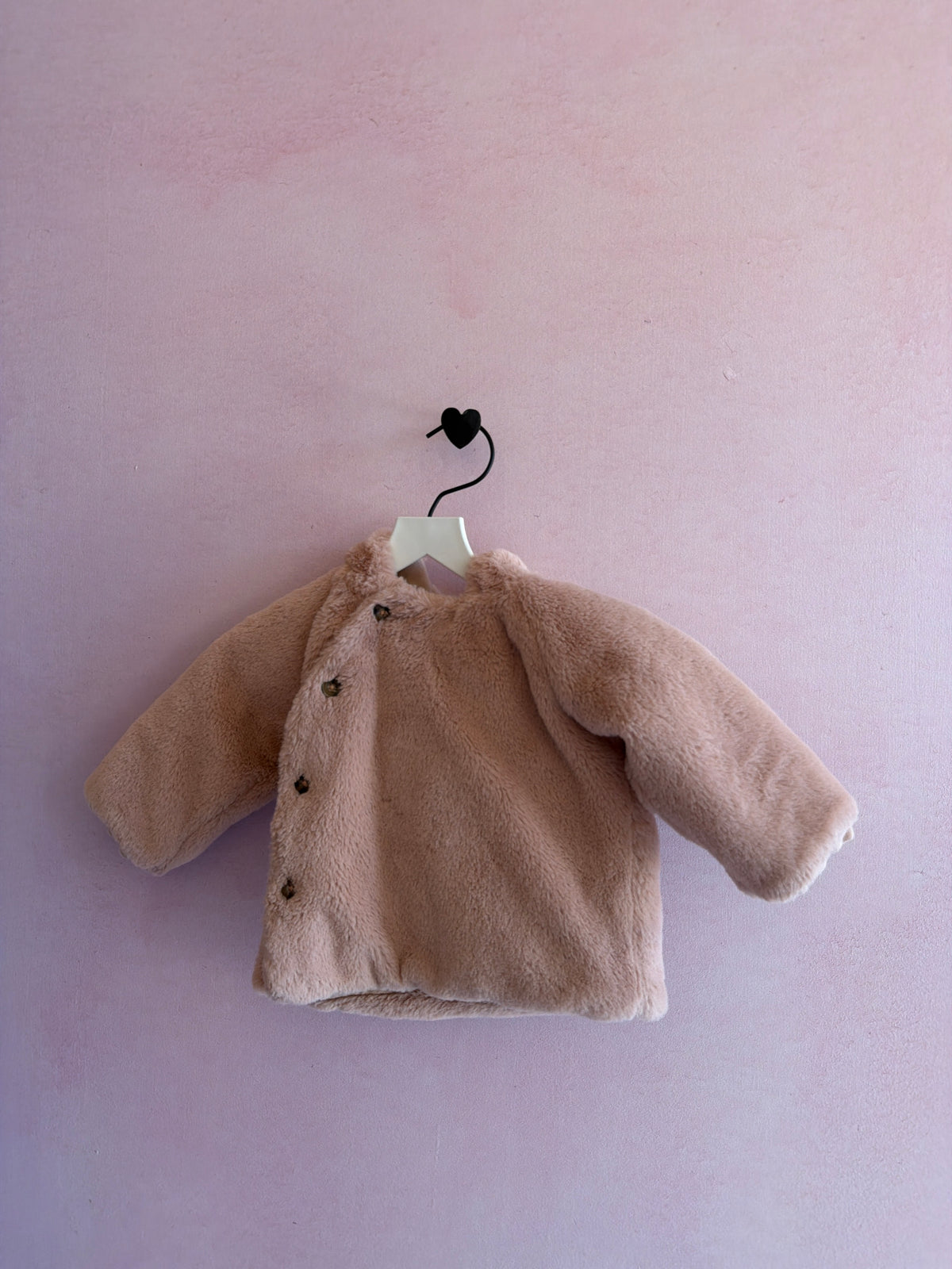 MEMA Knits Hooded Side Button Coat / 9 months