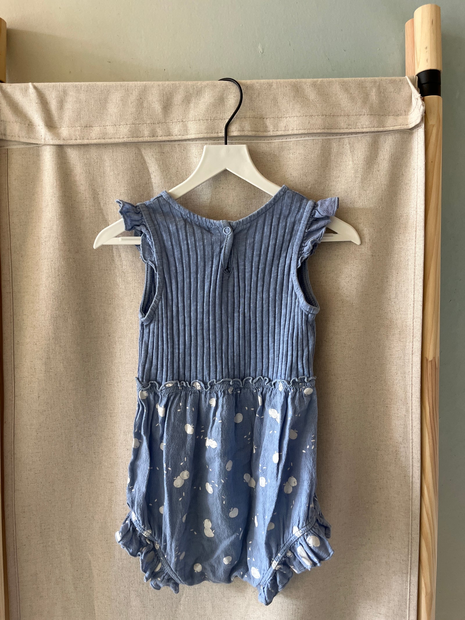 Buho Organic Cotton Apple Romper / 12 months