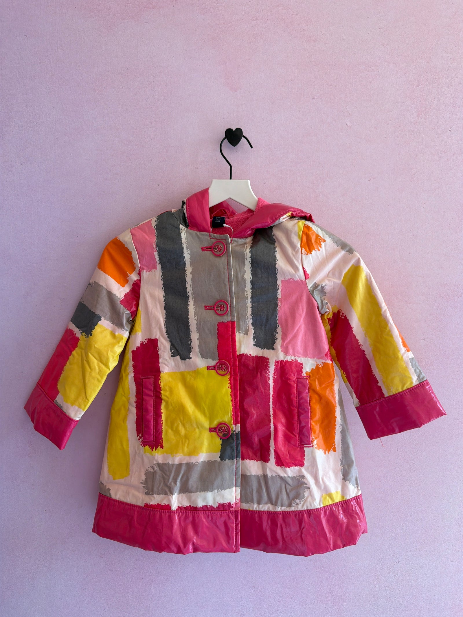 Gap Water Resistant Hooded Rain Jacket for Girls / 3T