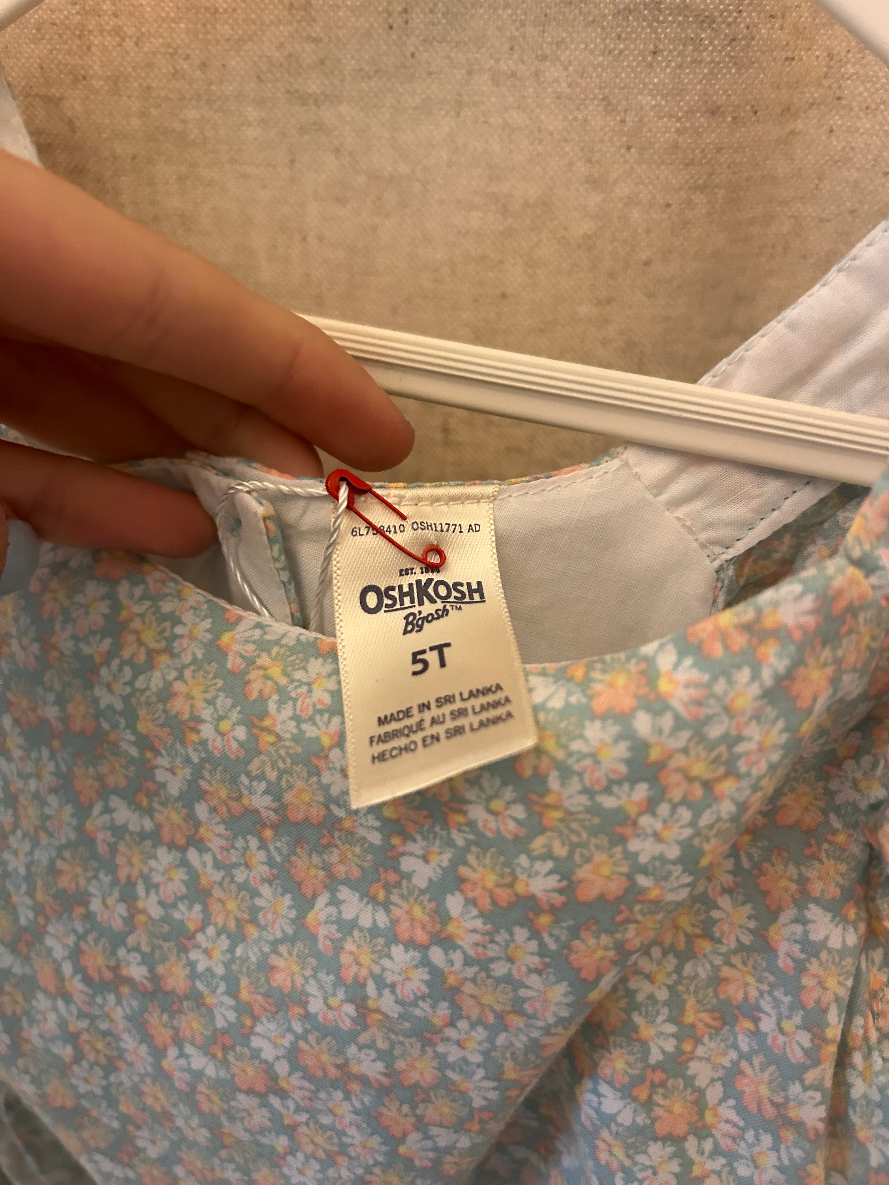 oshkosh floral aqua Dress / 5