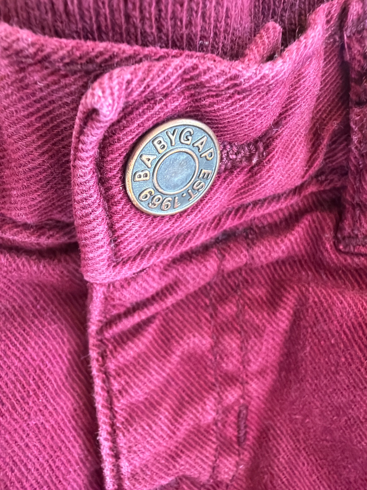 vintage baby Gap Magenta Pants / 18-24 months