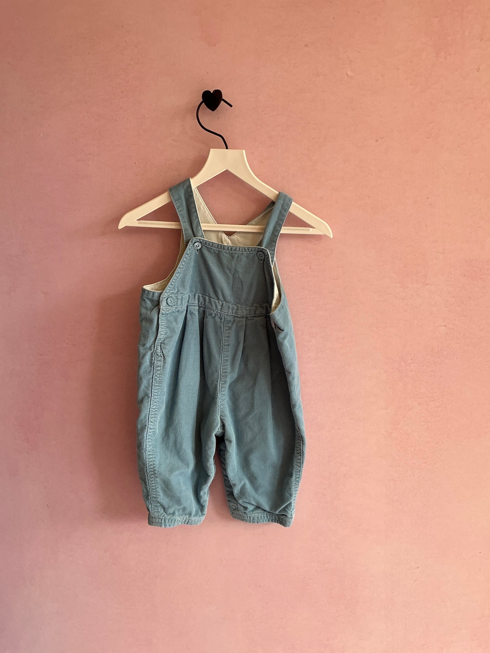 vintage 2000 baby gap french blue corduroy overalls / 12-17