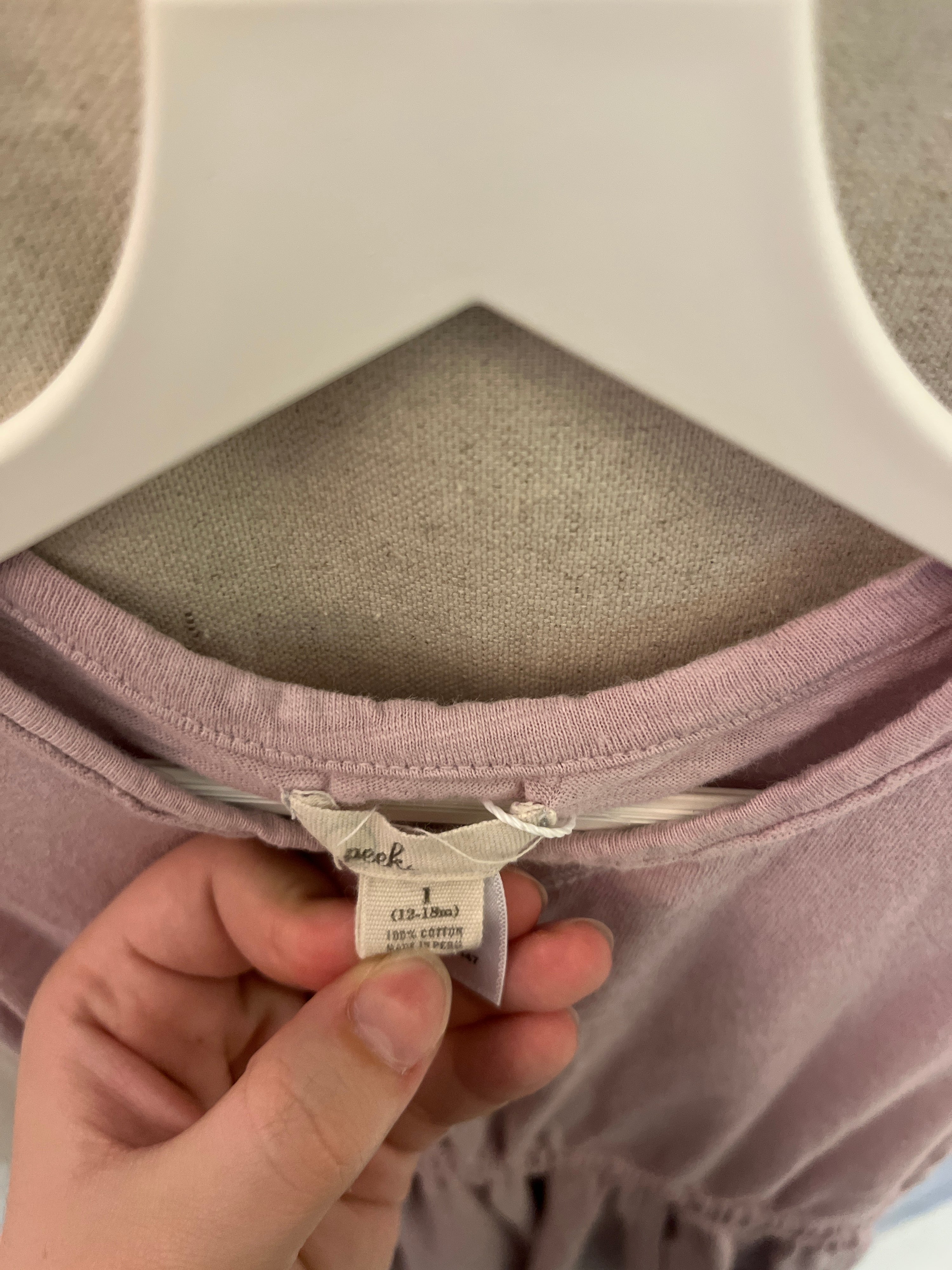 Peek Lavender Jumpsuit / 12-18 months