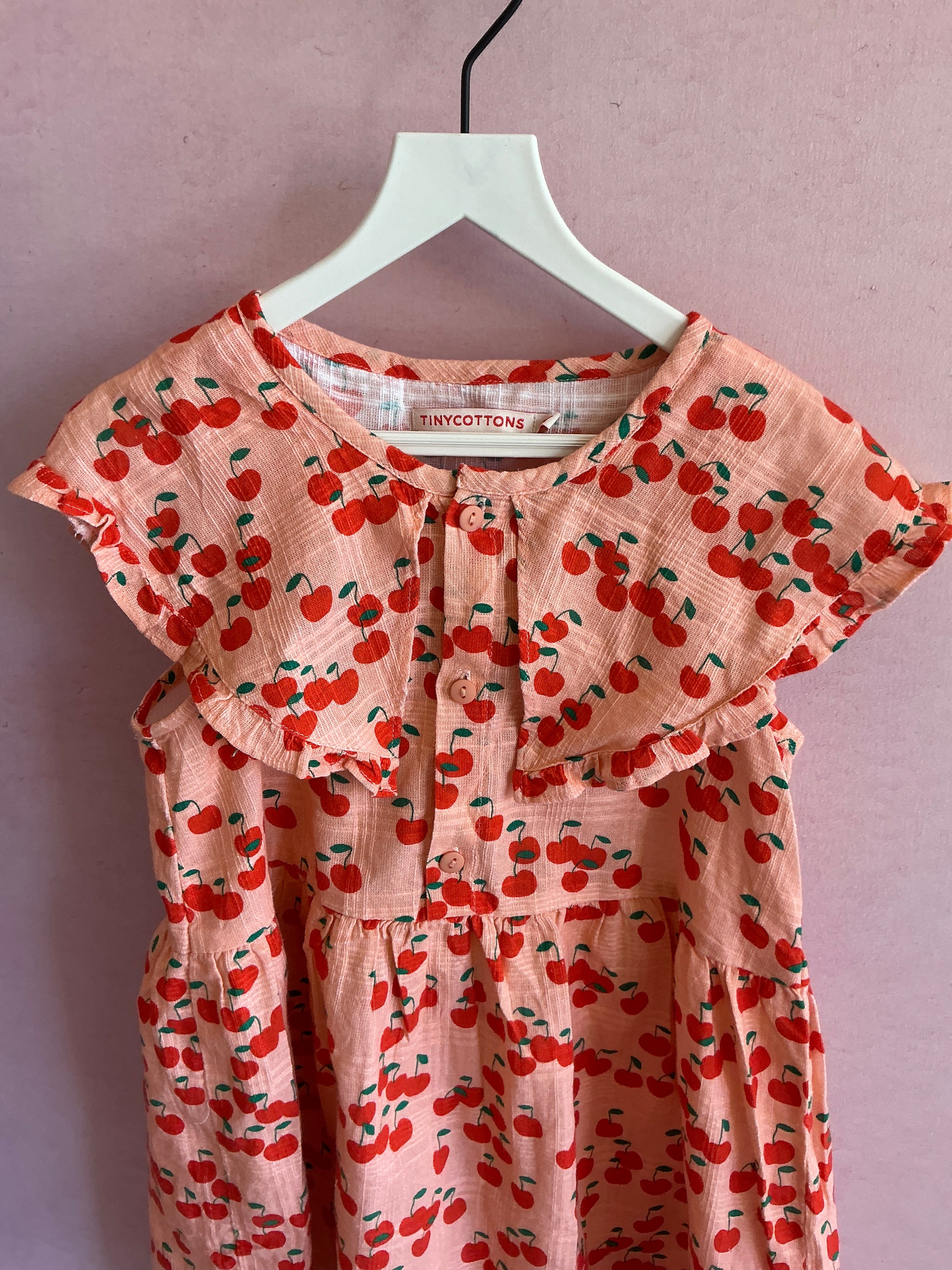 TinyCottons Pink and Red Dress / 3