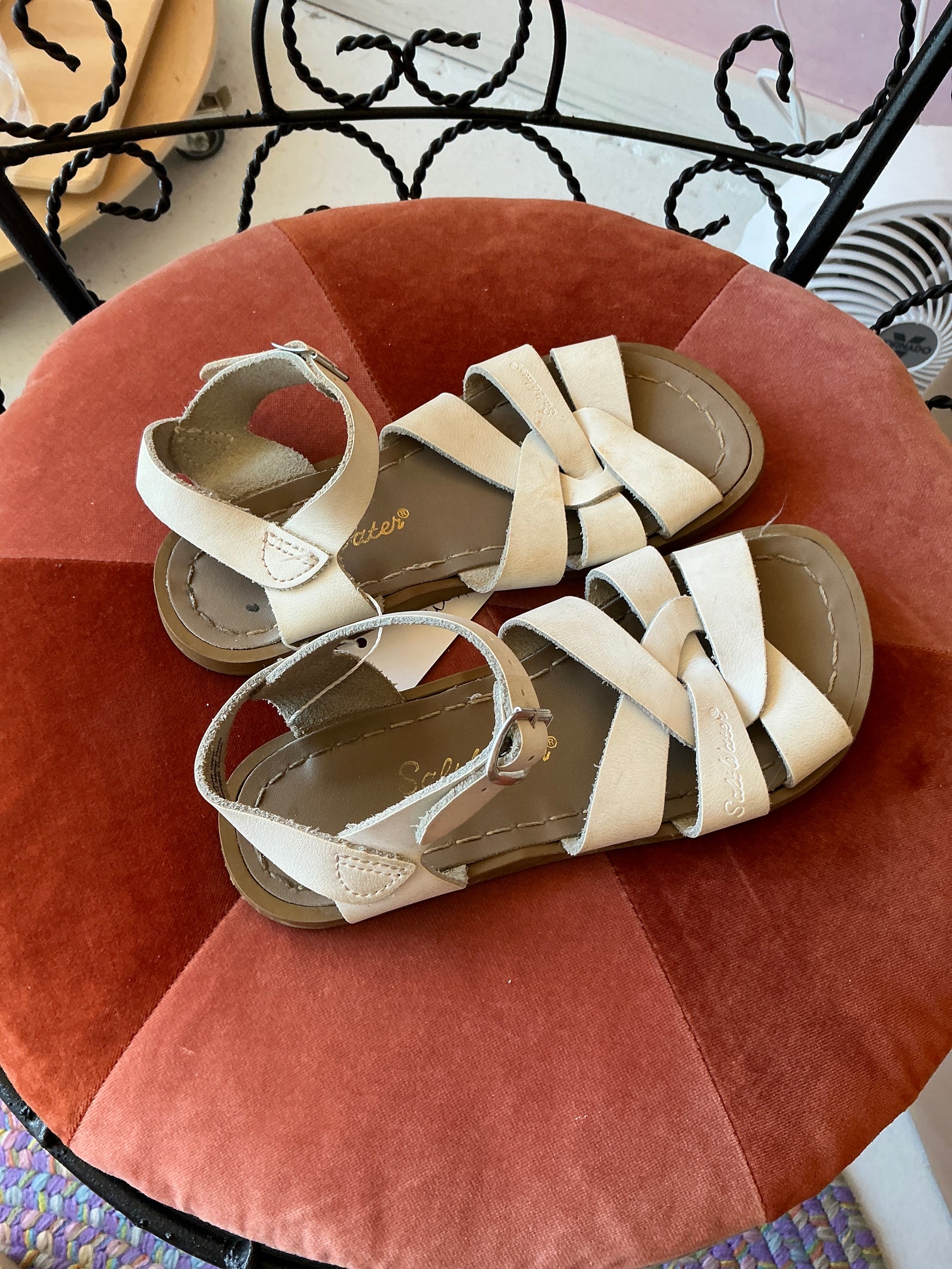 Saltwater white Shoes / 12