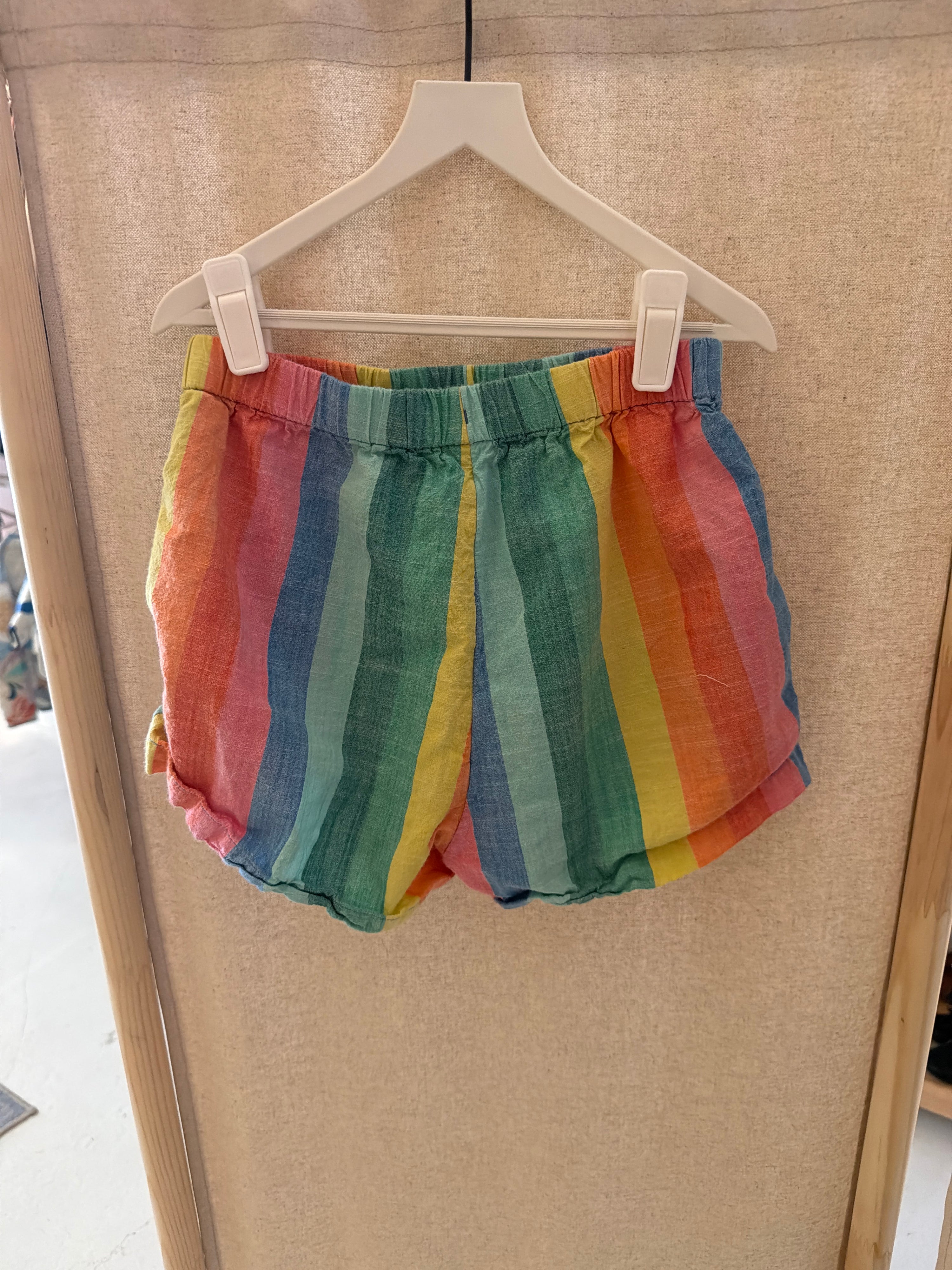 Rainbow Striped Shorts / 5