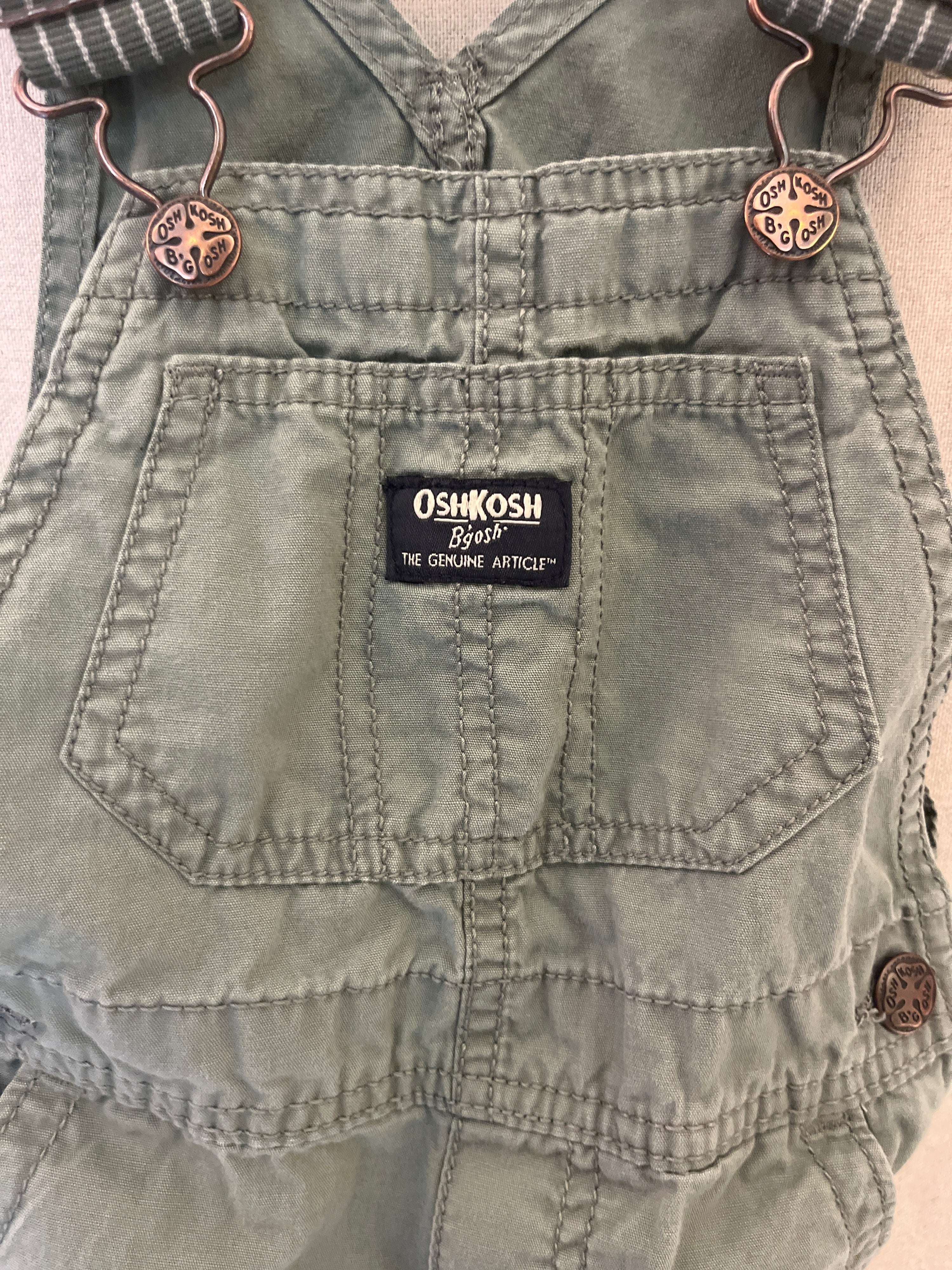 OshKosh forest overalls / 2T