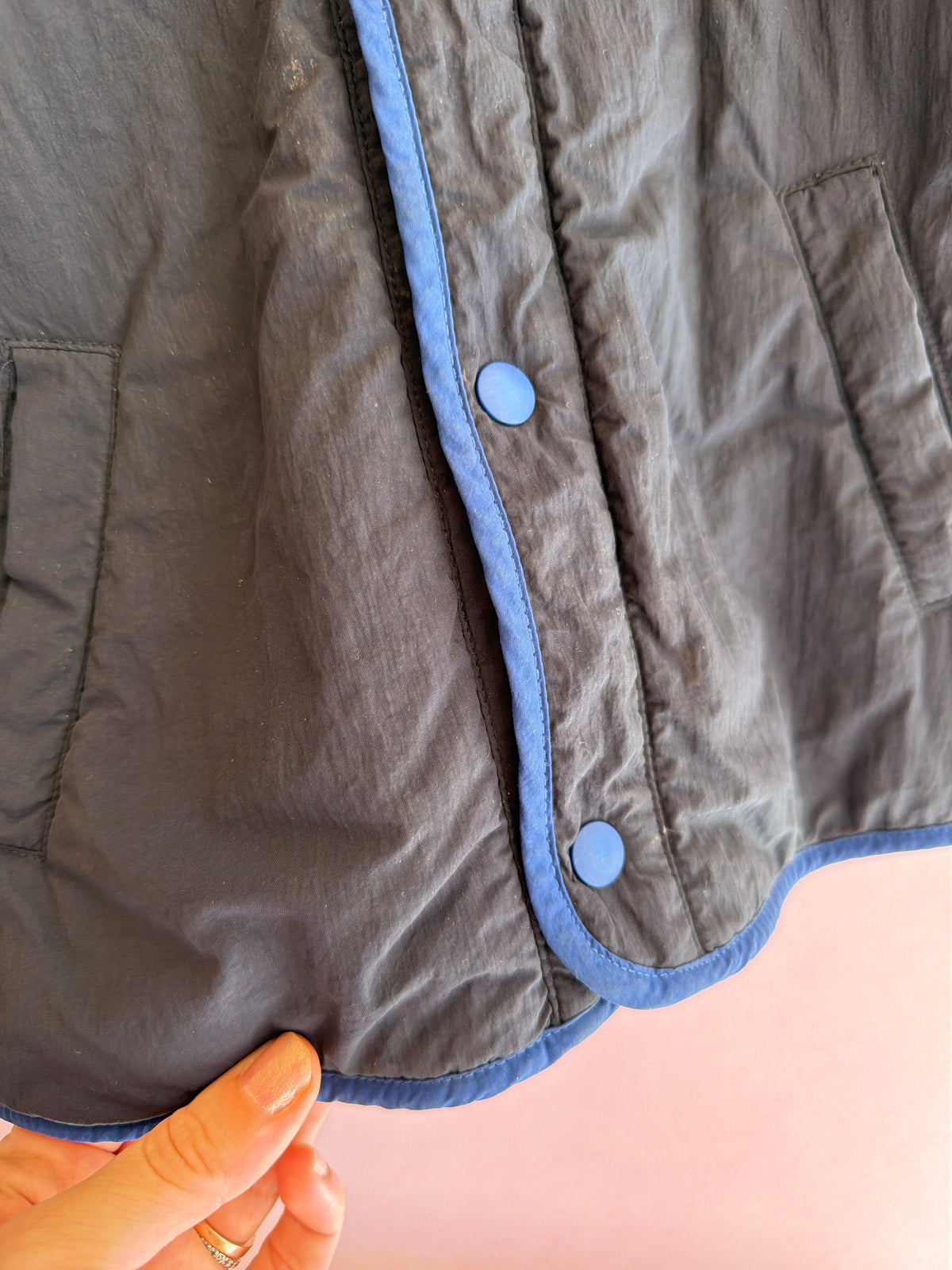 Konny Navy Sherpa Fleece Bomber Jacket / 2T