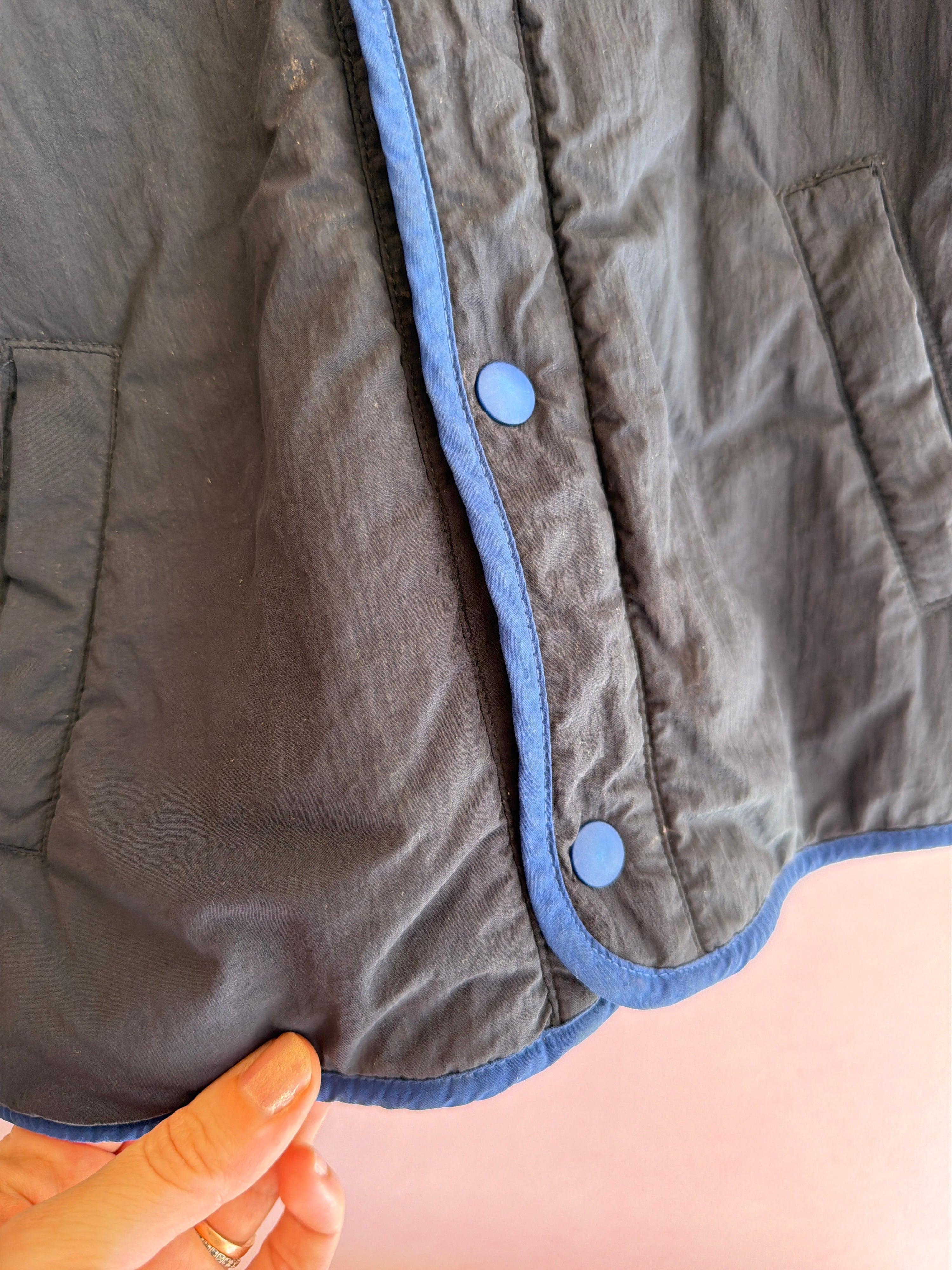 Konny Navy Sherpa Fleece Bomber Jacket / 2T