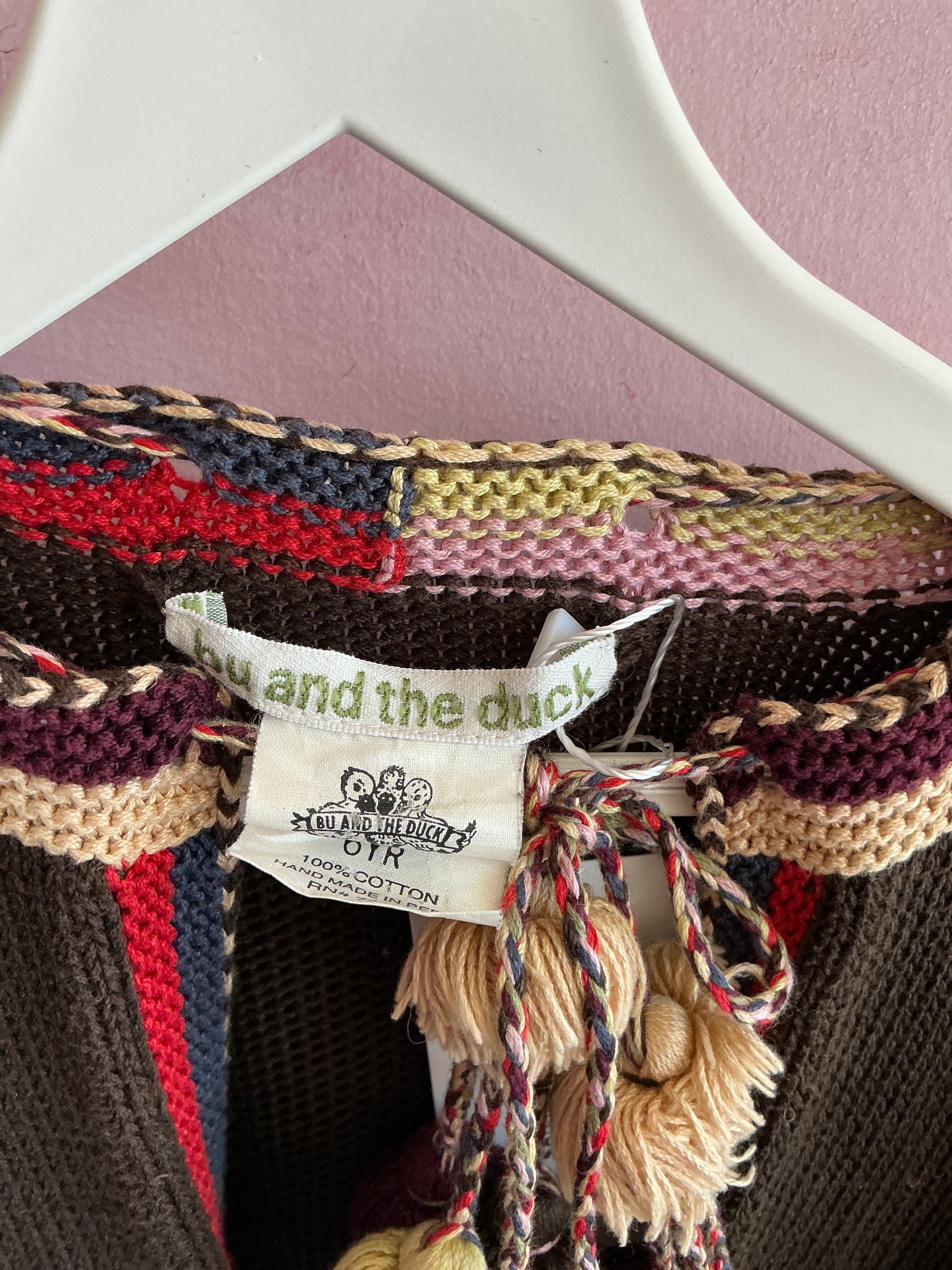 bu and the duck Rainbow Tassel Sweater / 6