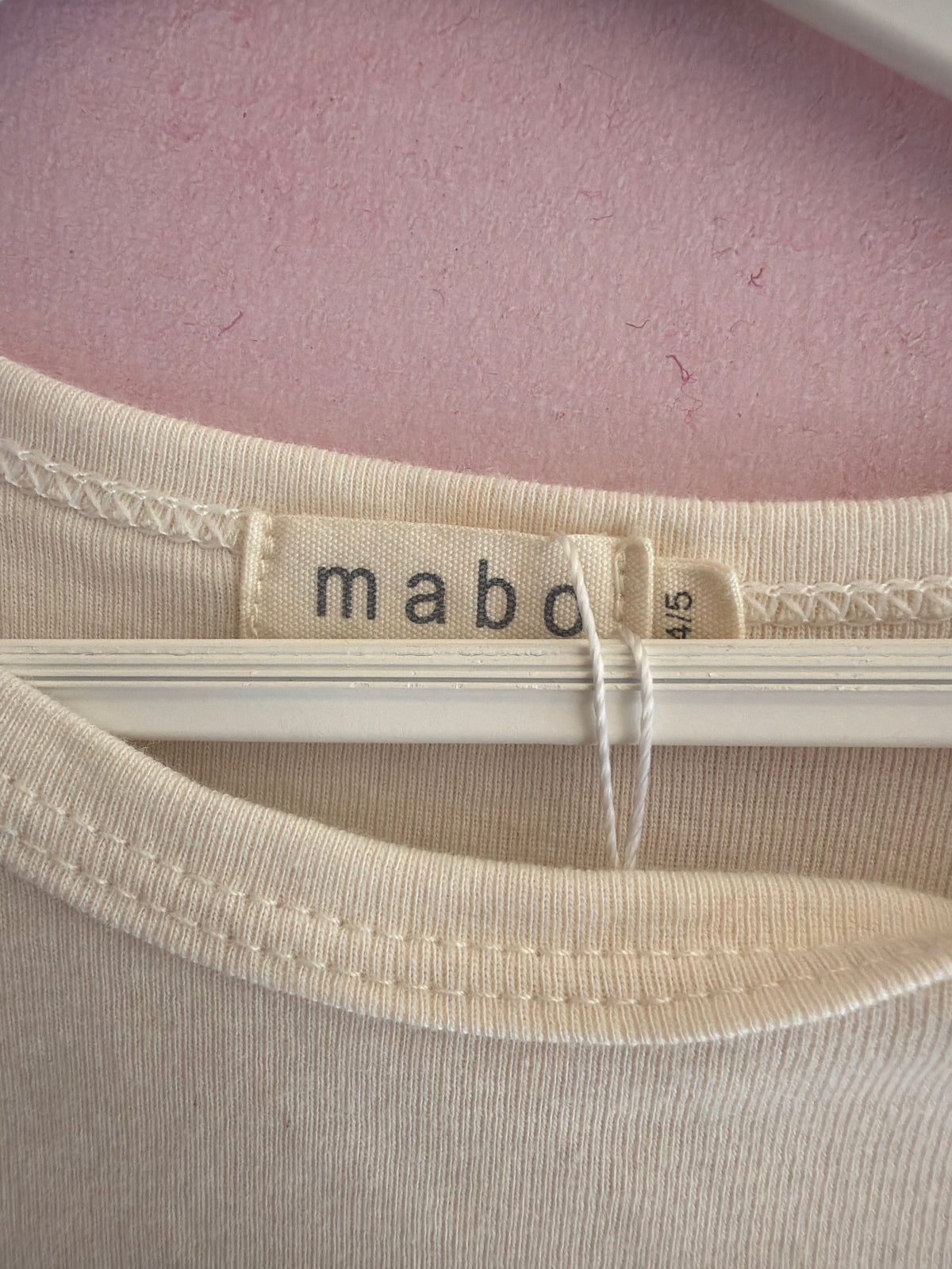 Mabo Off-White Snap Layer / 4-5 years