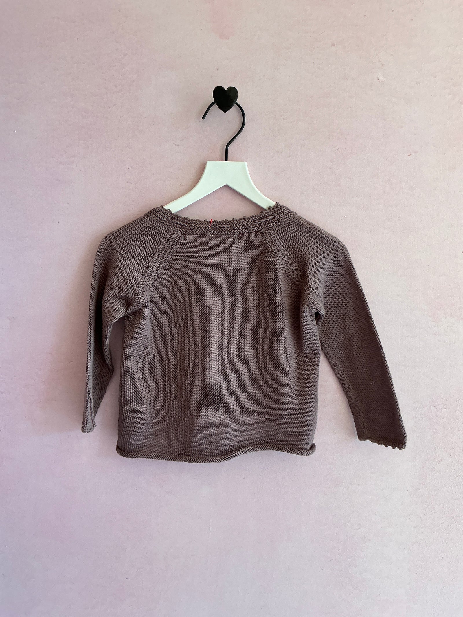 Dagmar Daley Plum Knit Sweater / 12 months