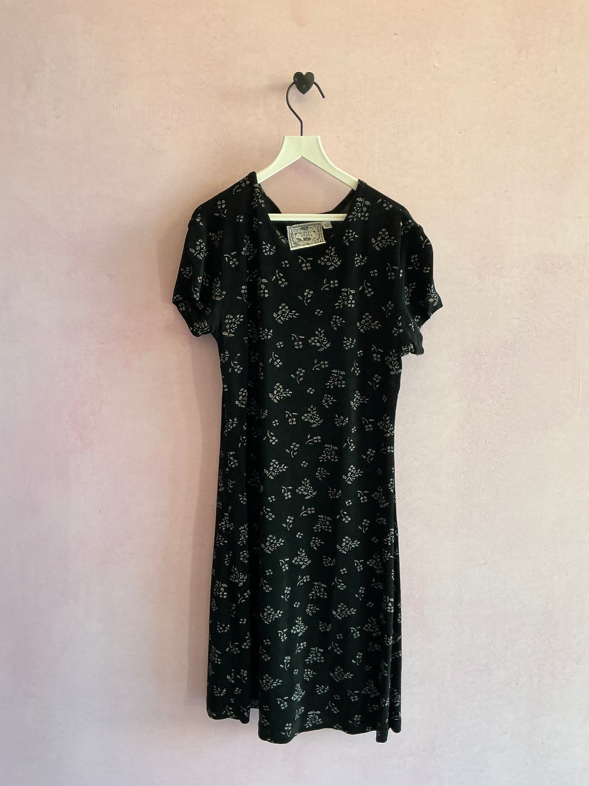 Vintage Monkey Wear 90s Grunge Sparkle Dress / 12